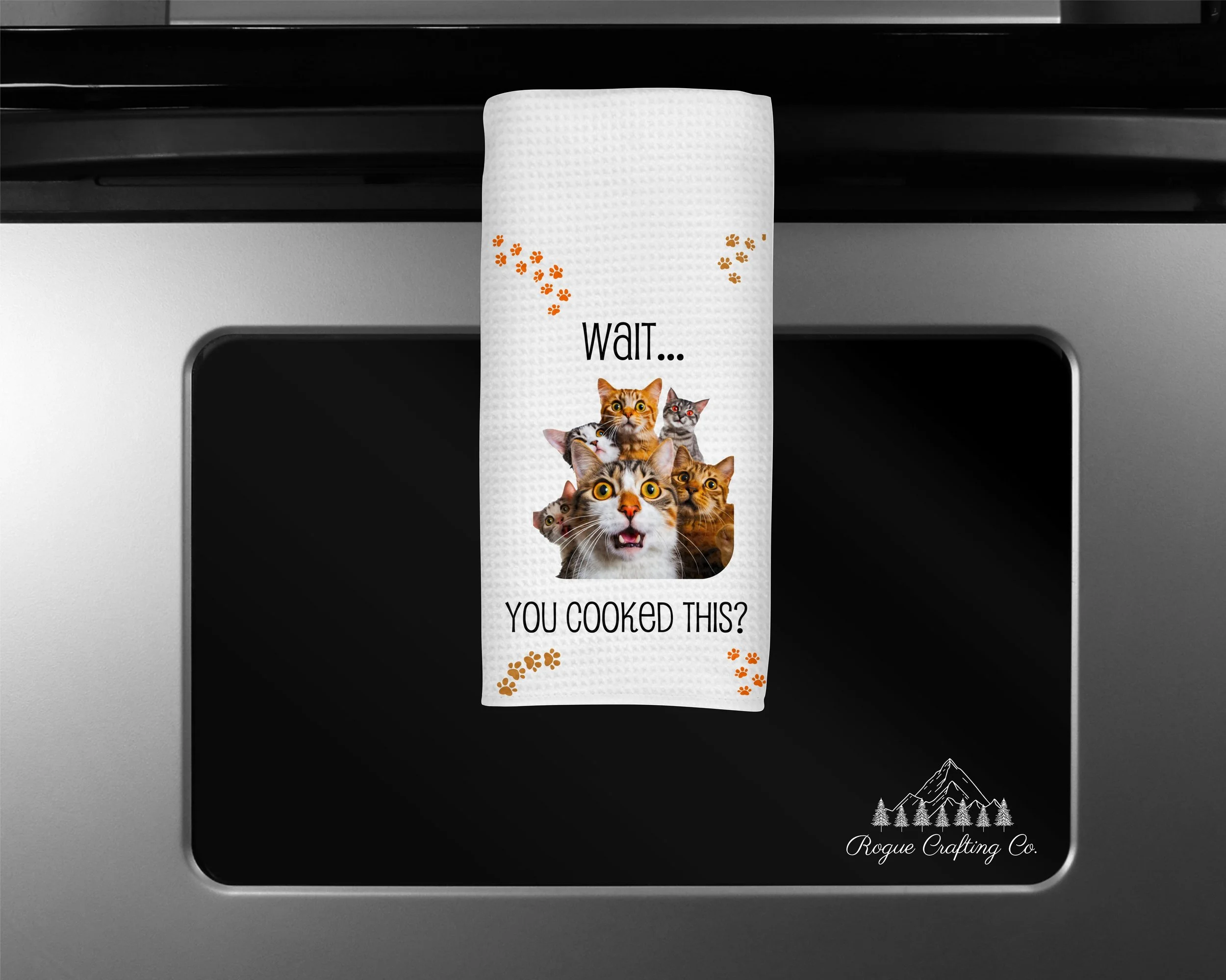🐾 Wait You Cooked This? Waffle-Weave Towel