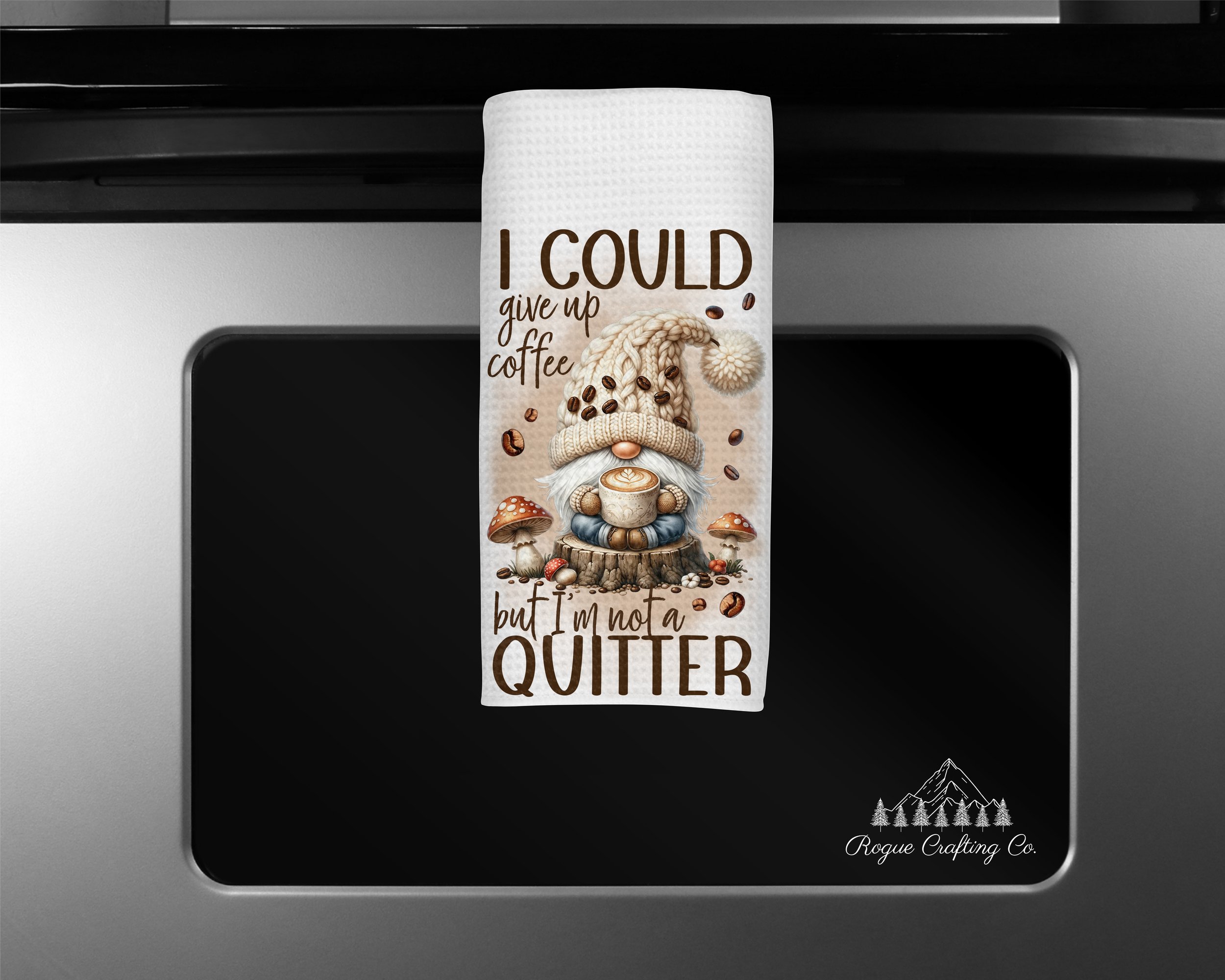 ☕ Liquid Commitment Waffle-Weave Towel