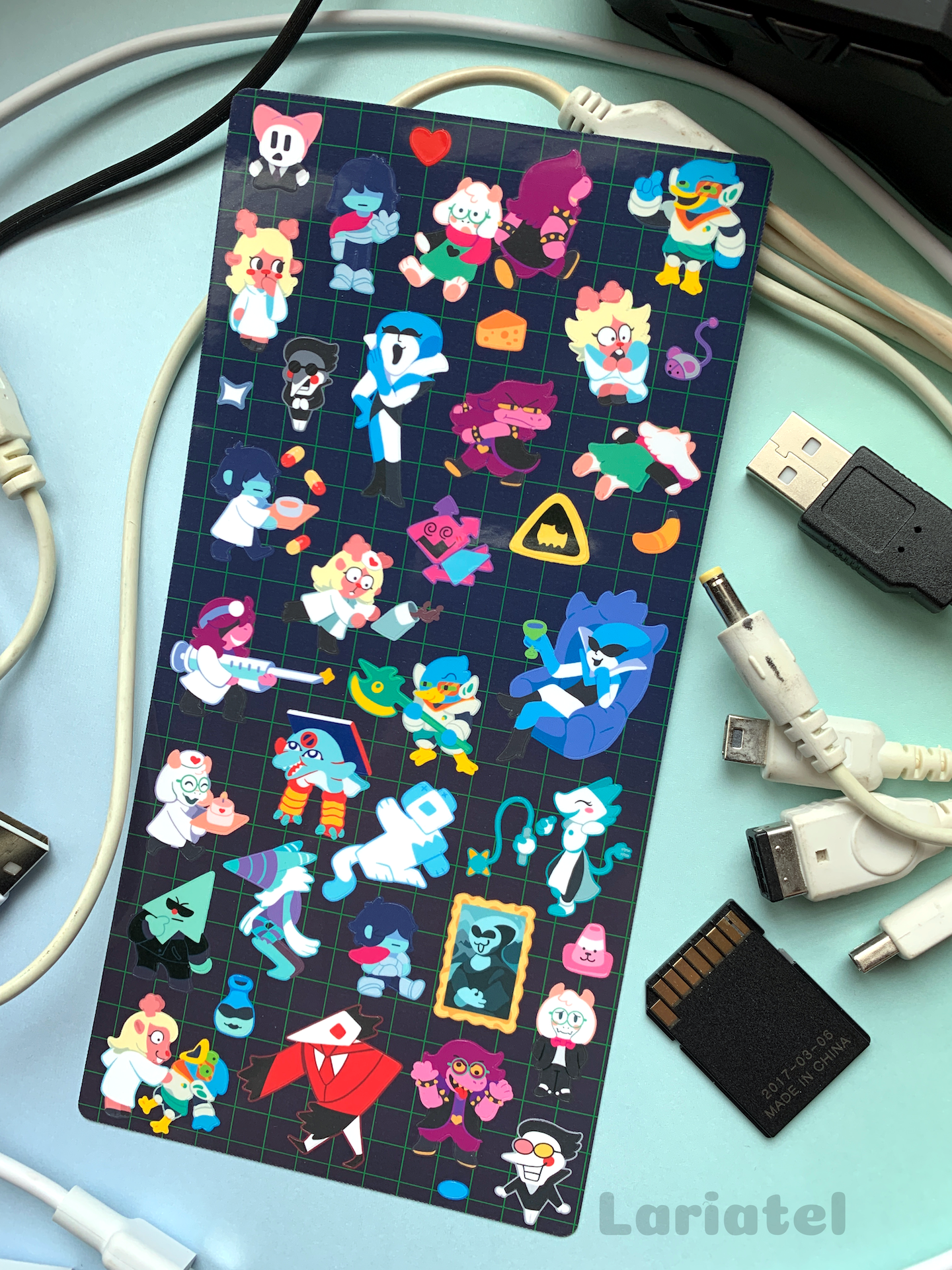 Deltarune Ch2 Sticker Sheet