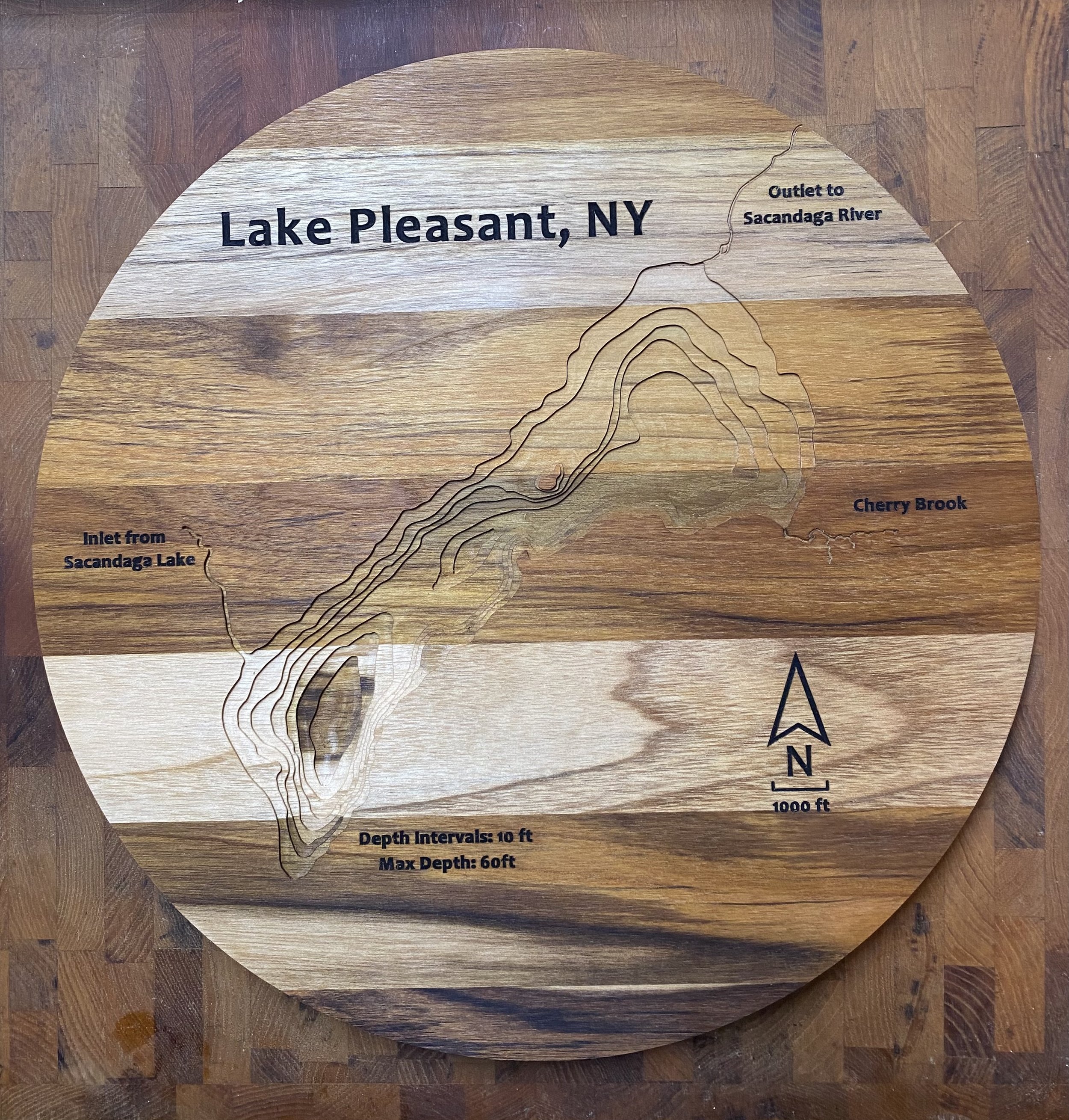 Lake Pleasant 3D Topo Map