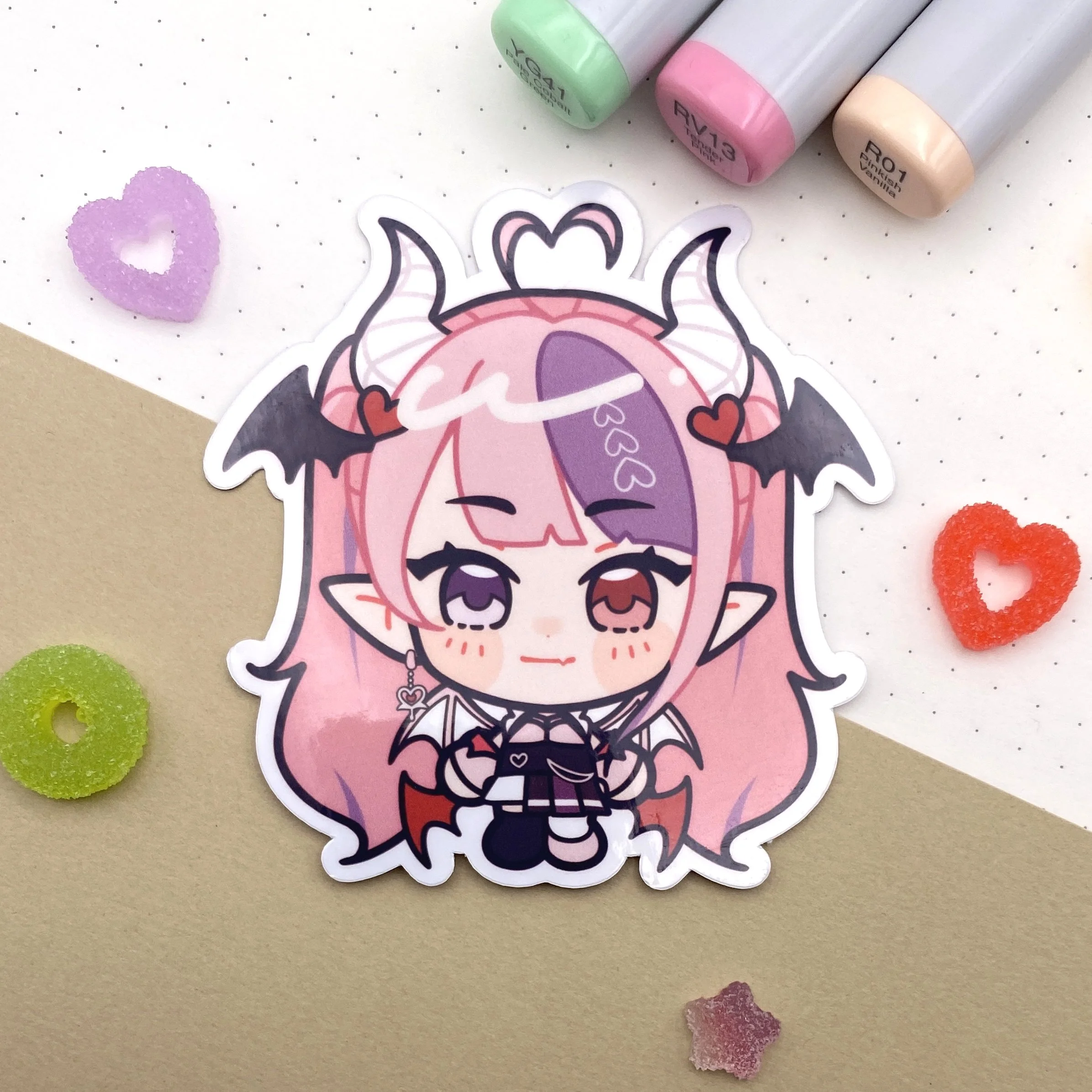 Ironmouse Vinyl Sticker