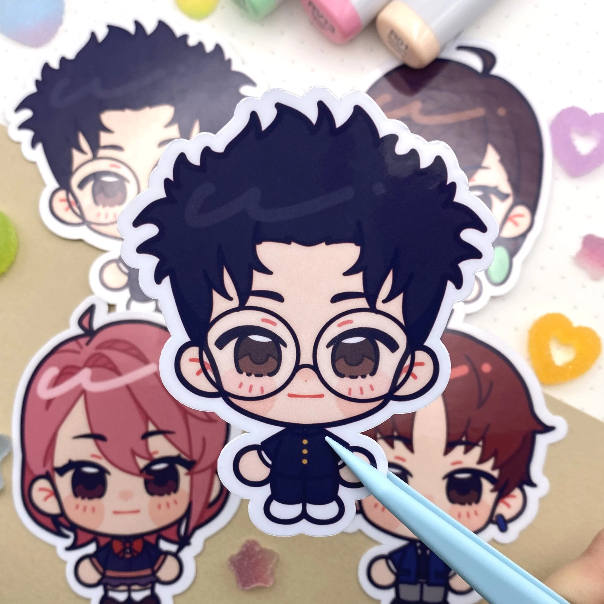 Okarun Vinyl Sticker