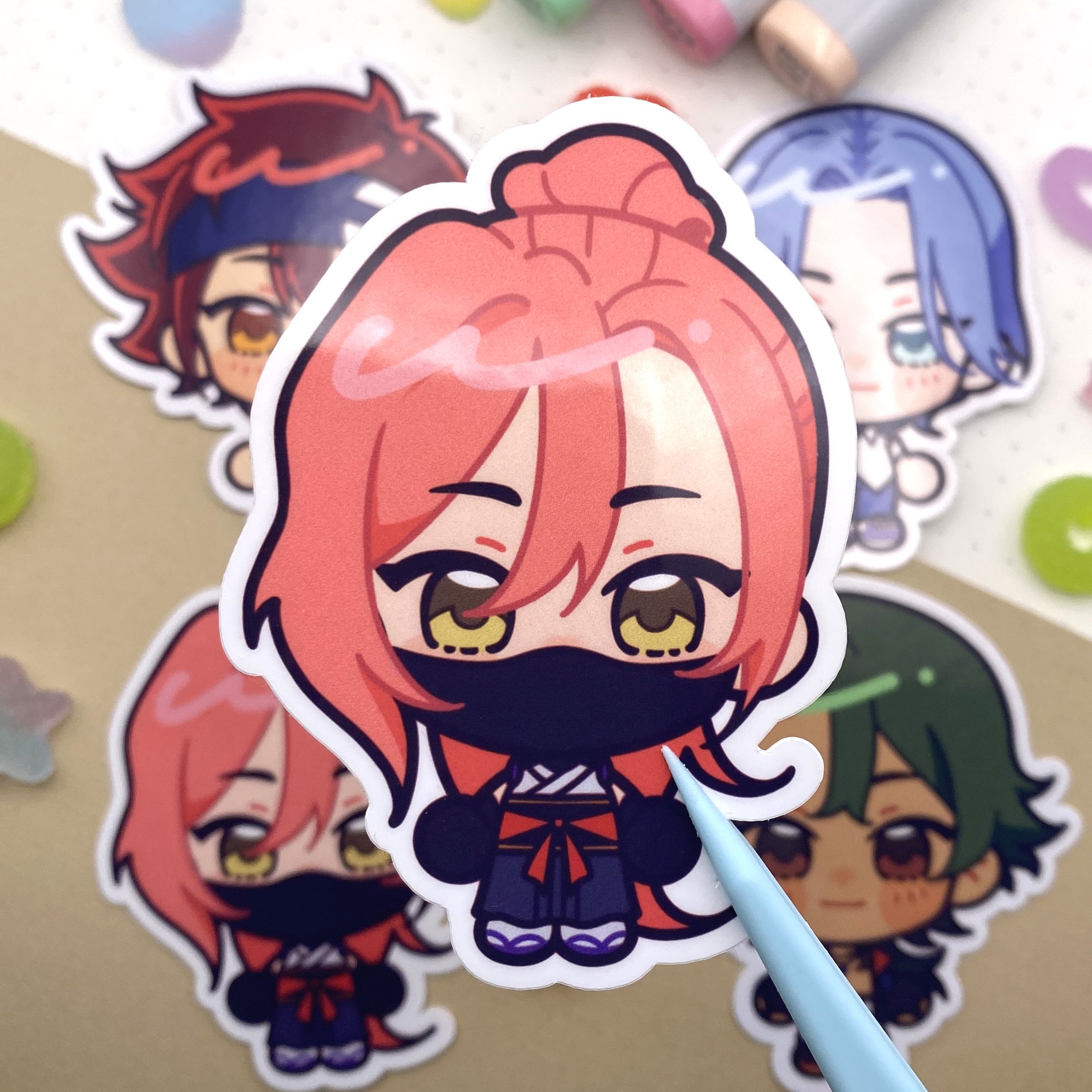 Cherry Vinyl Sticker