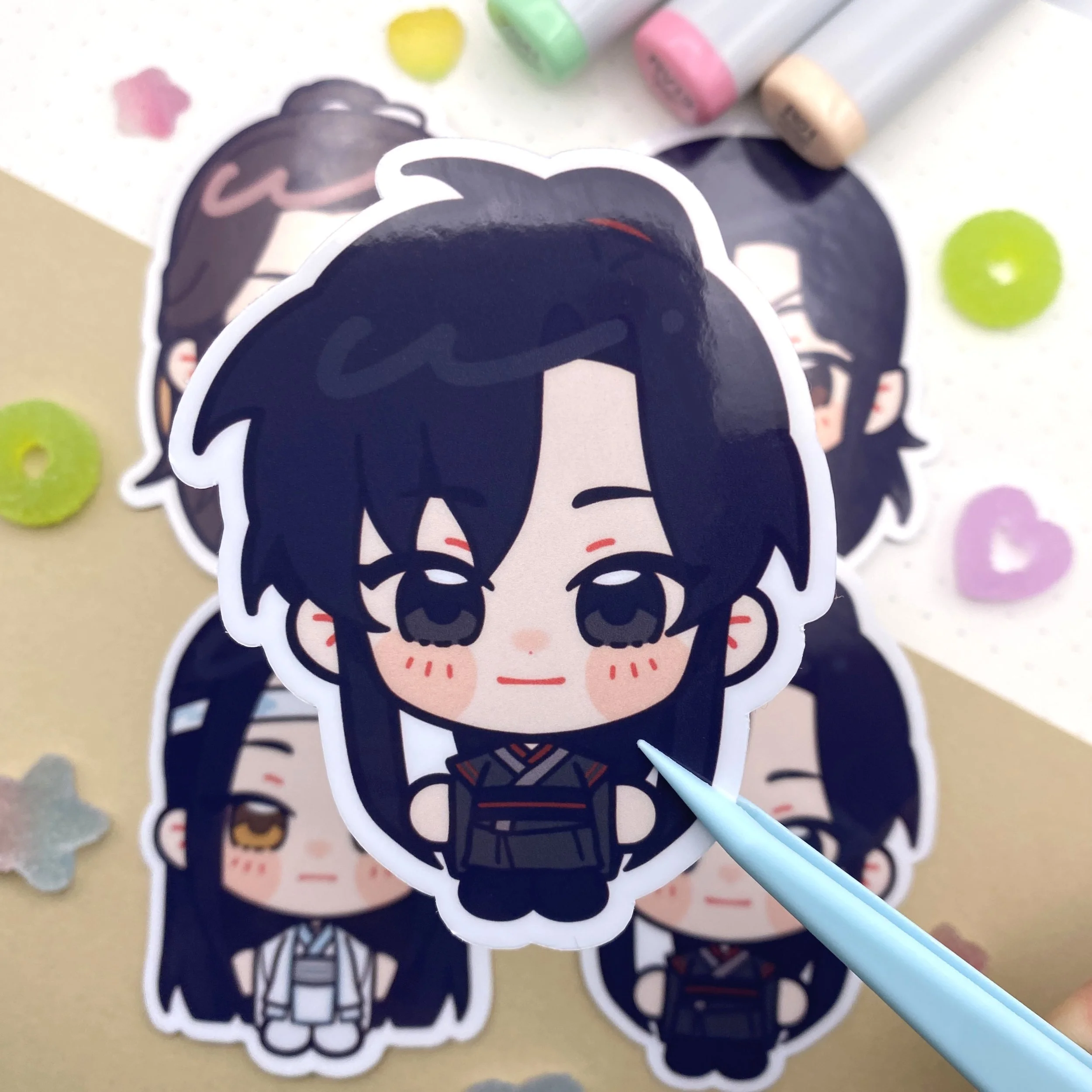 Wei Wuxian Vinyl Sticker