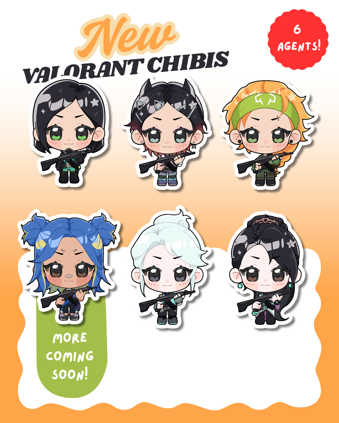 Valorant Vinyl Stickers