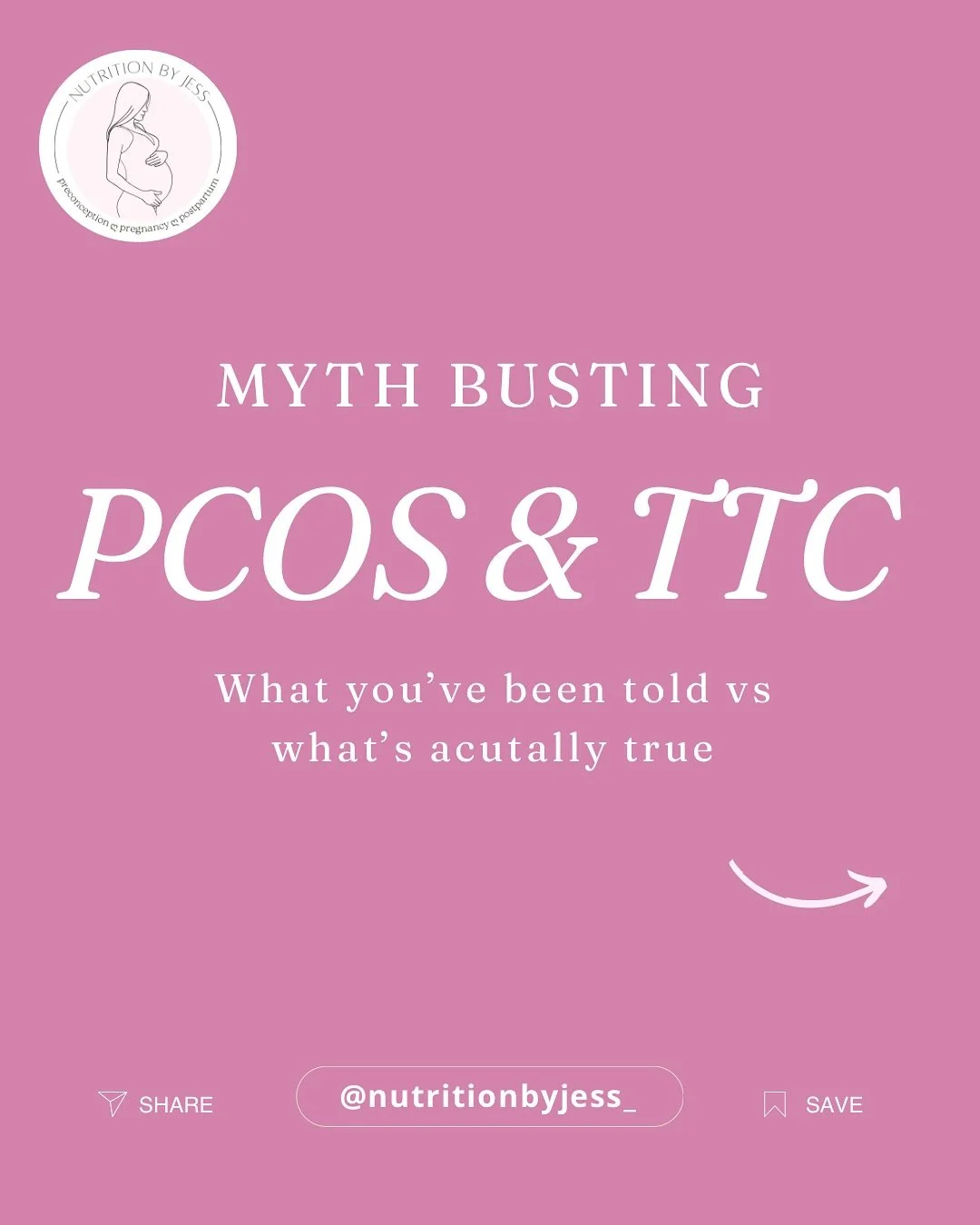 If you&rsquo;ve been diagnosed with or suspect PCOS and are worried about your fertility or been told you will struggle to fall pregnant&hellip; 

I want you to know that it doesn&rsquo;t have to be that way. PCOS can be managed through diet and life