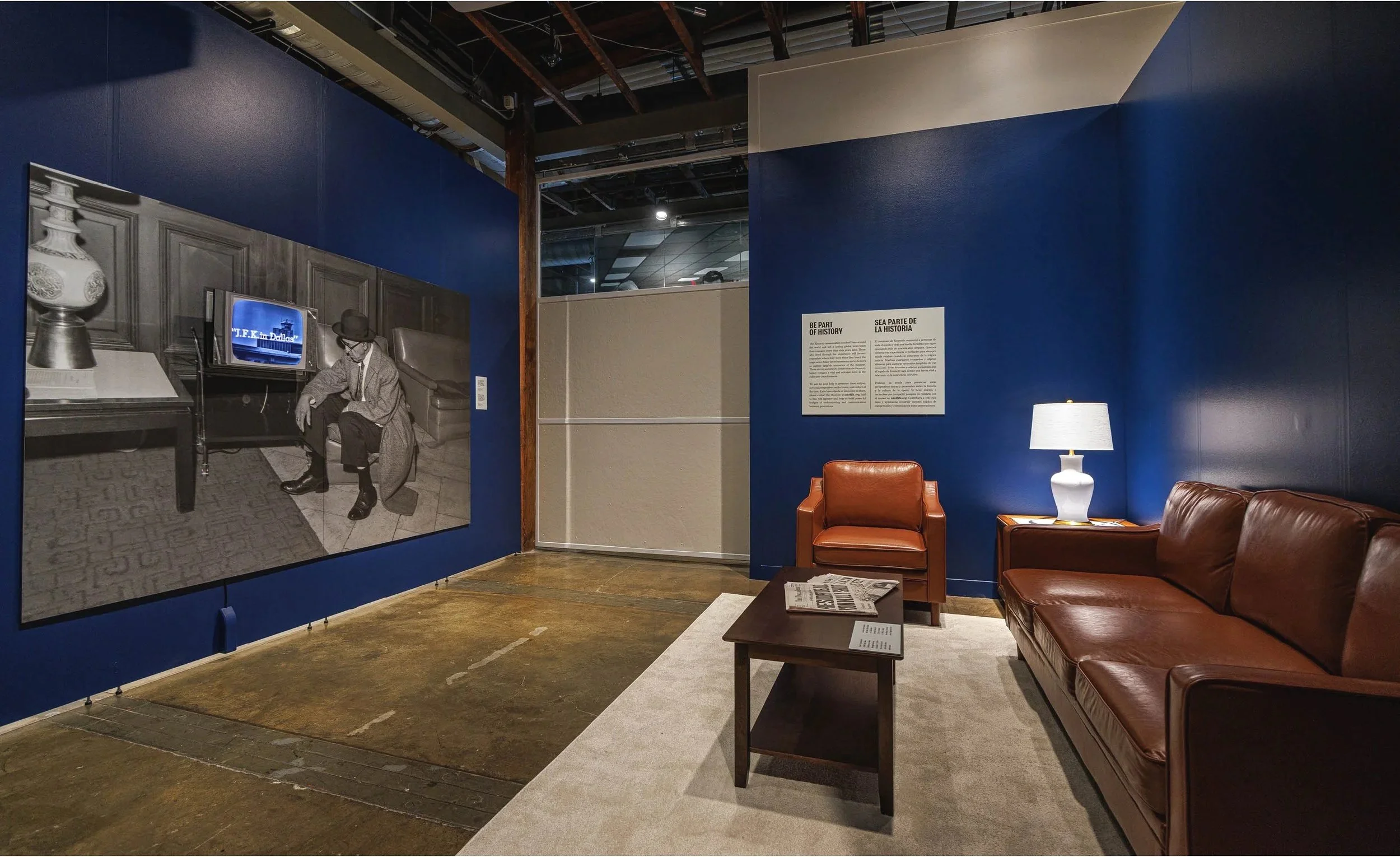 Reflection Area |
Joseph Haubert Photography, courtesy The Sixth Floor Museum at Dealey Plaza