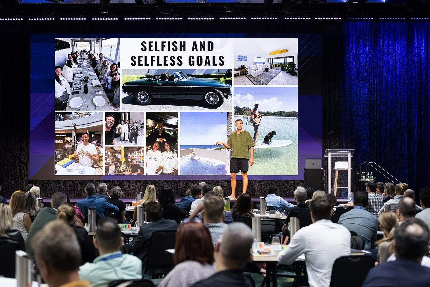 A keynote speaker engages the audience at a Star Brisbane conference