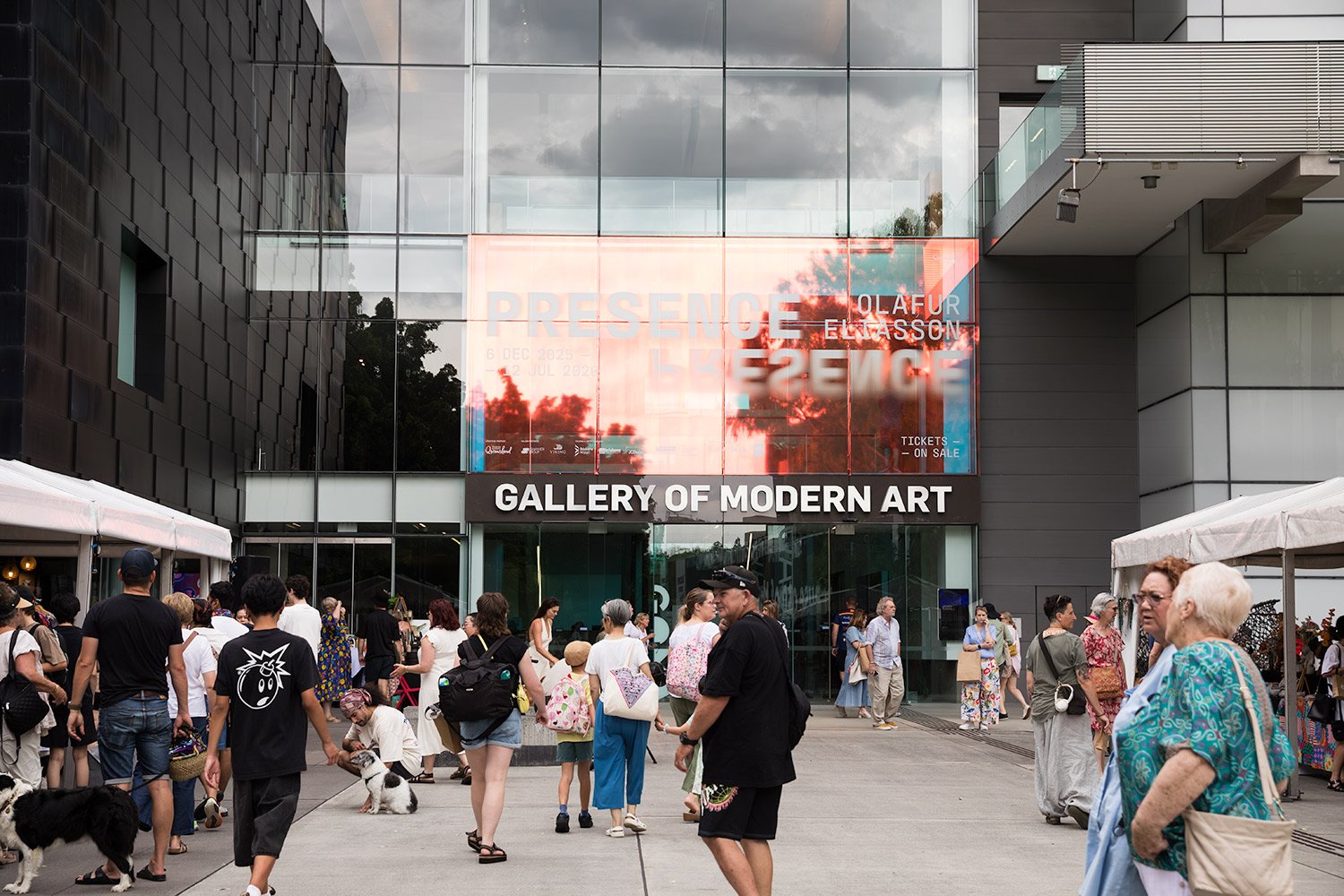 Cultural activation event with public audience