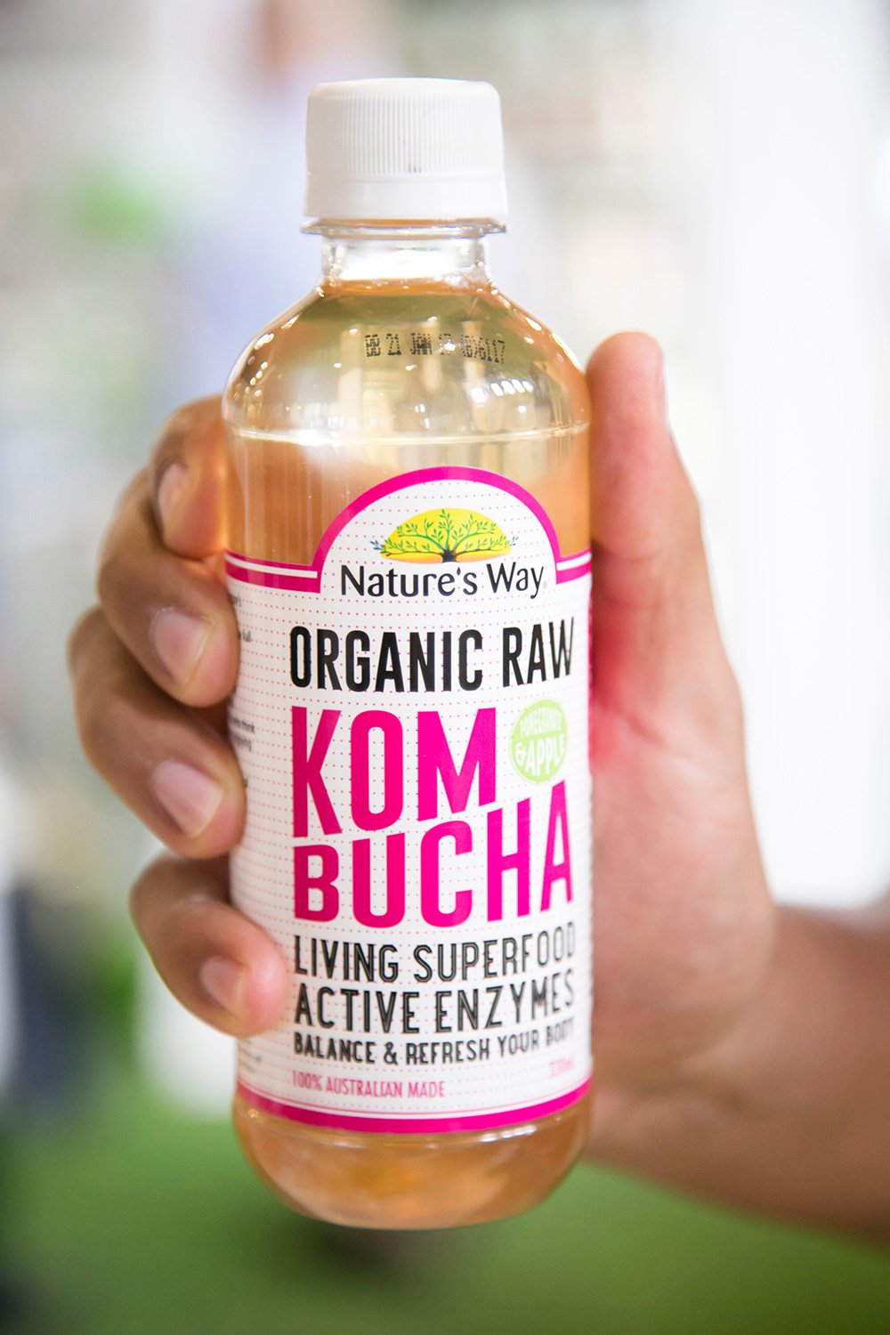 Close-up of product at activation event