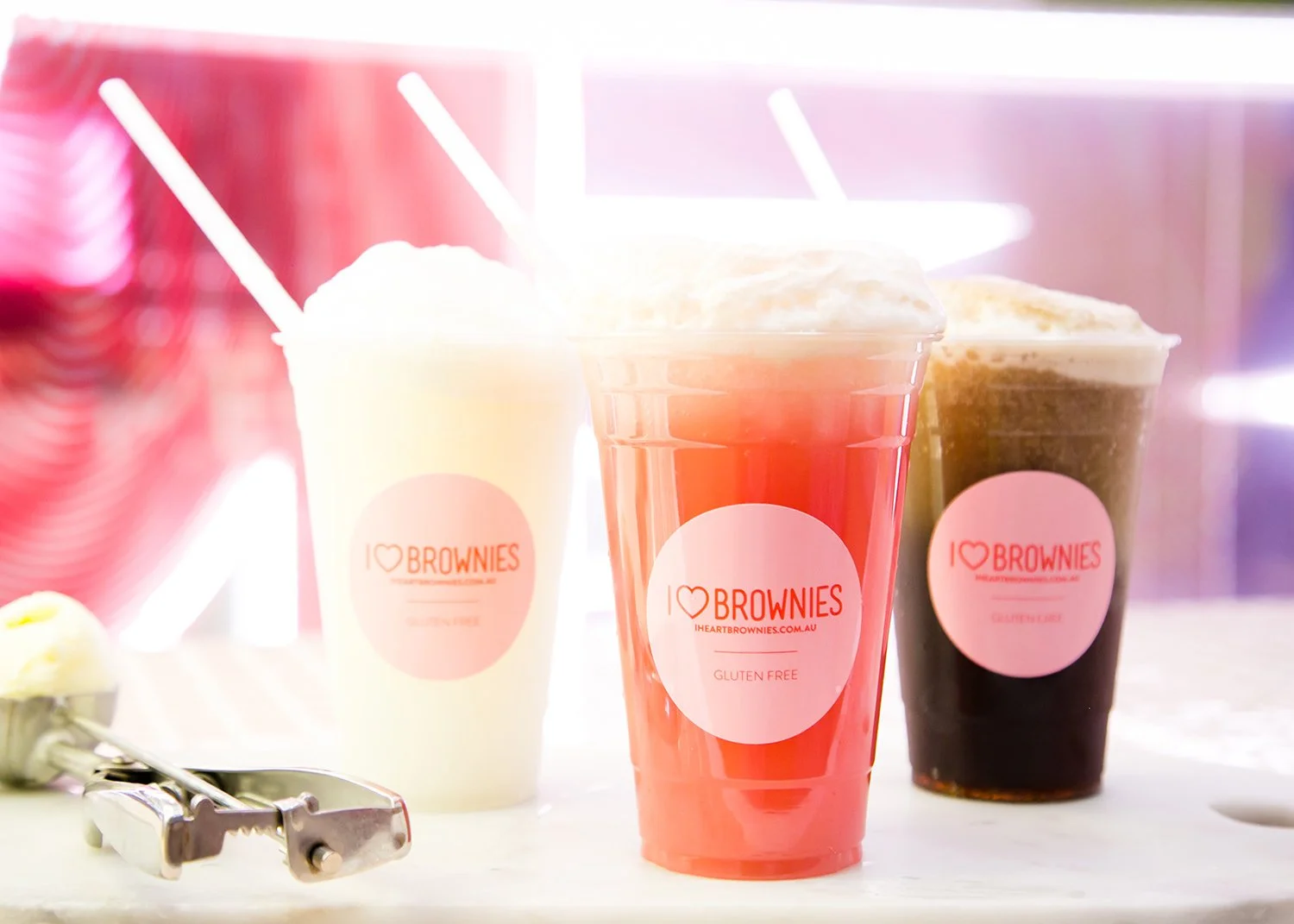 Product detail at I Heart Brownies activation