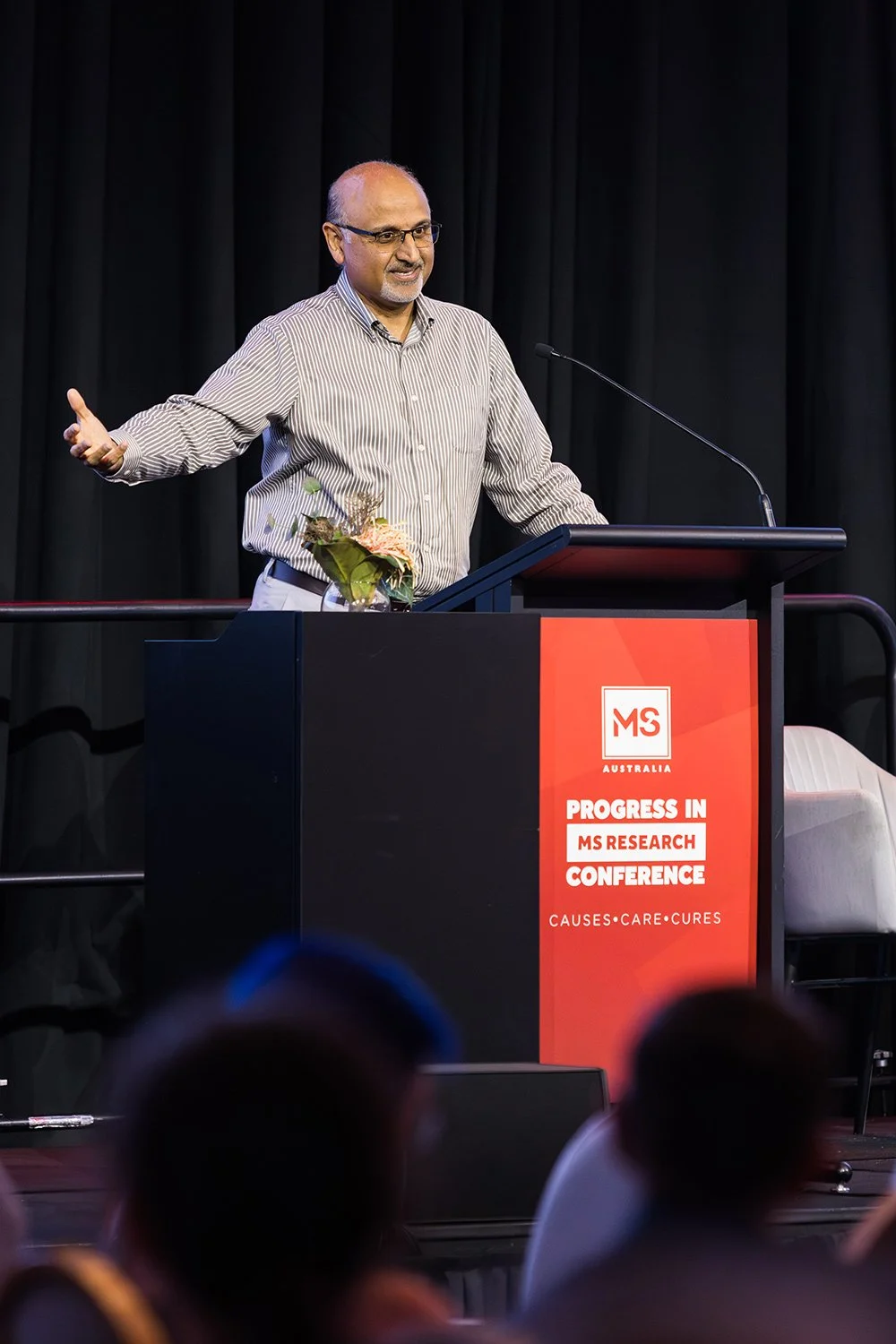 Industry leader presents during a Brisbane Sofitel Central conference