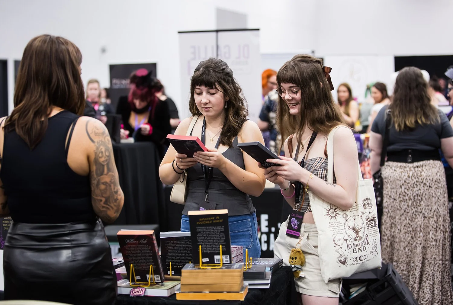 Attendees discovering products at Brisbane expo