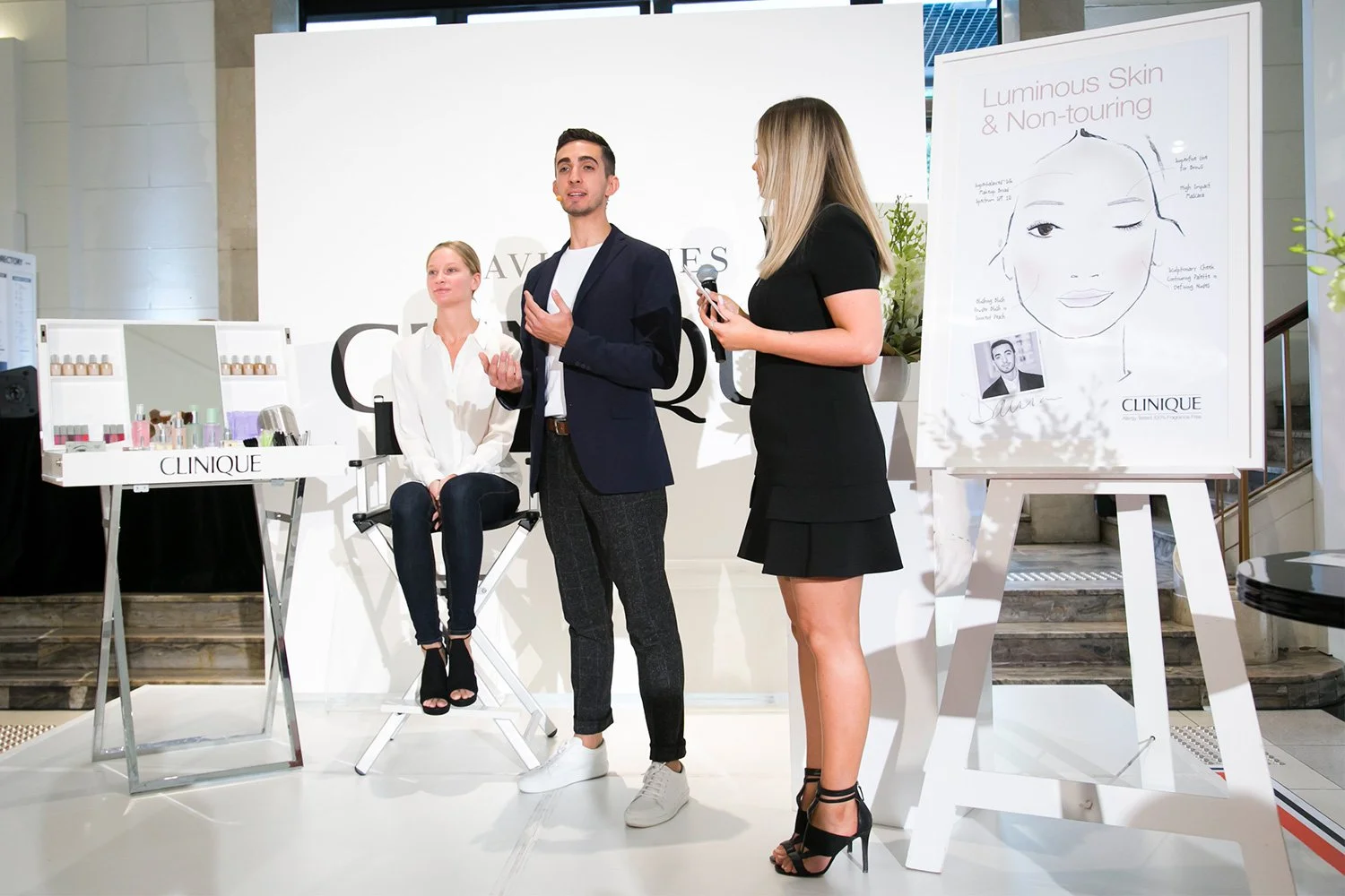 Live demonstration at brand activation