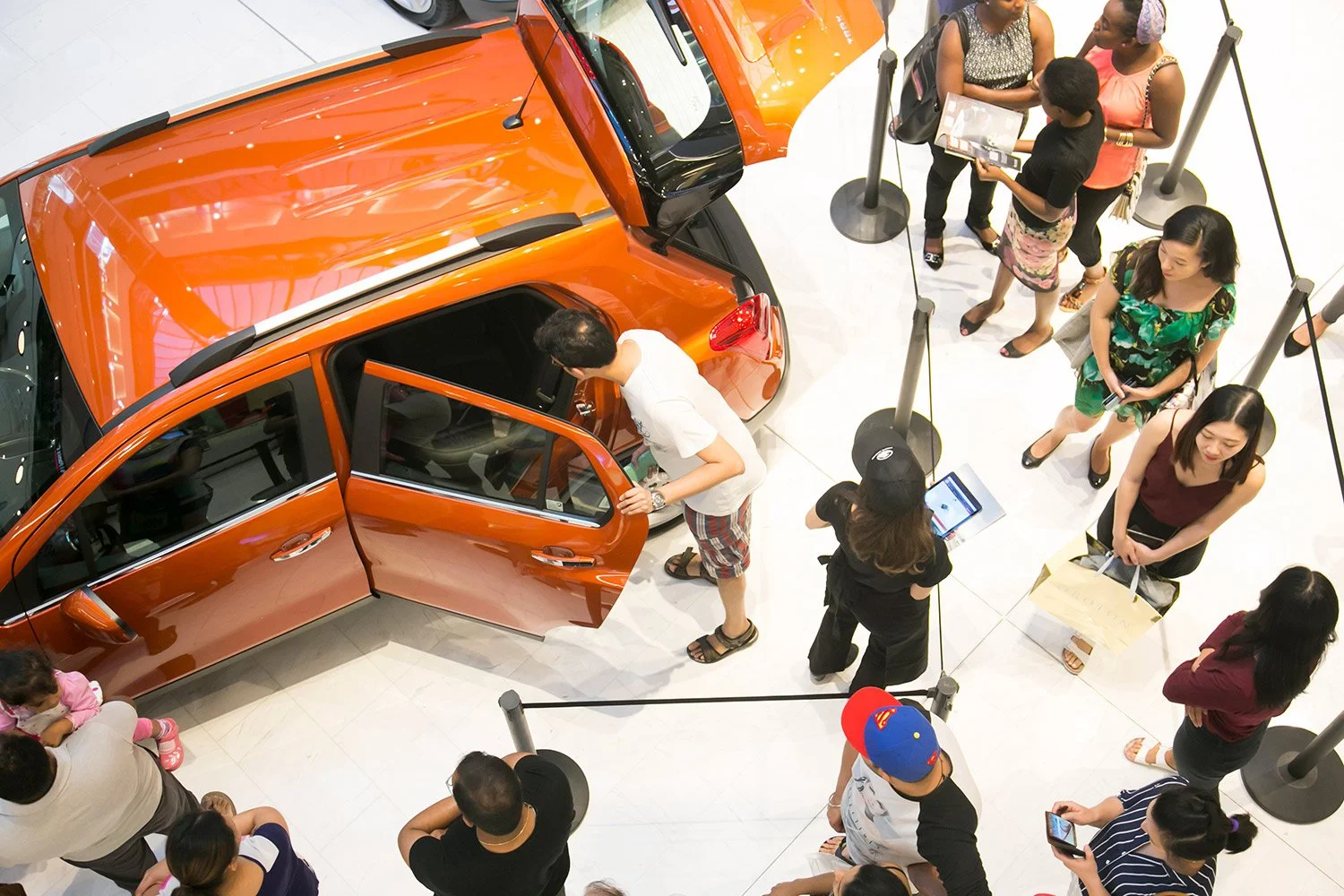 Crowd engagement at My Kitchen Rules activation