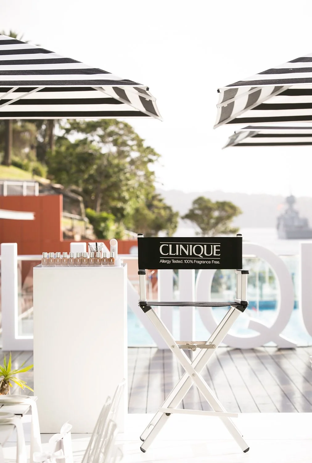 Design details at public-facing brand event