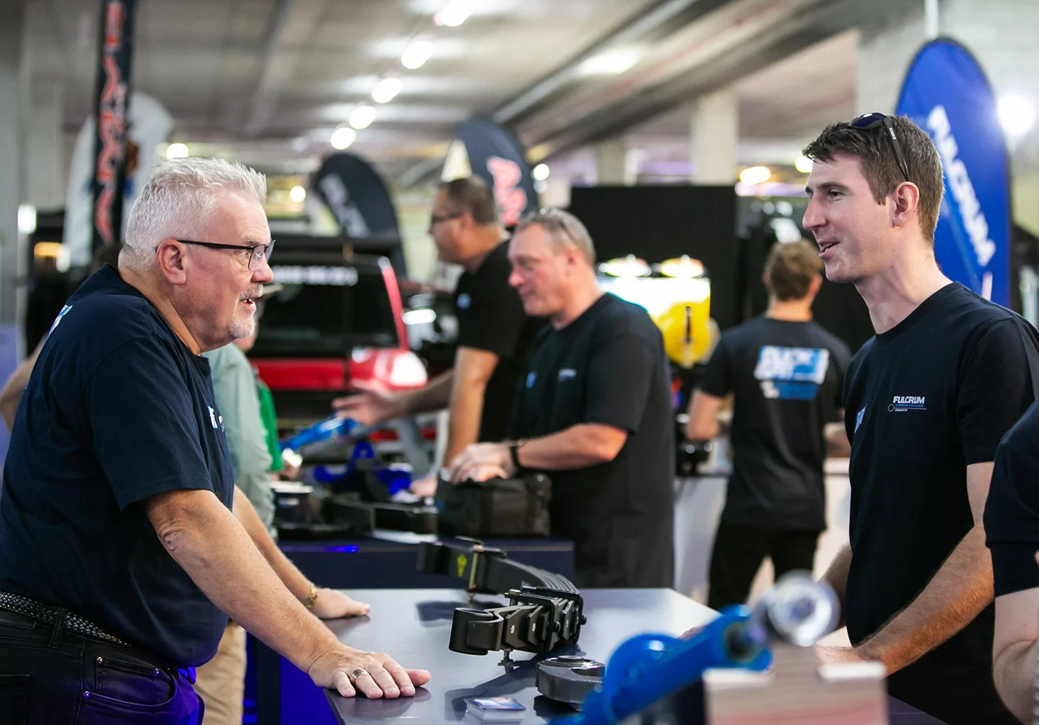 Exhibitors and visitors interacting at The Royal ICC in Brisbane