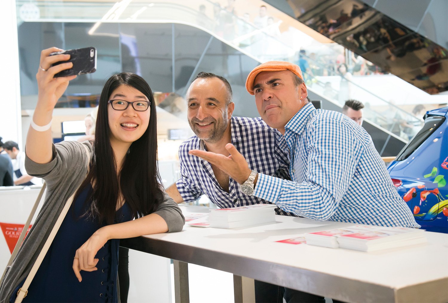 Guest engaging with My Kitchen Rules activation