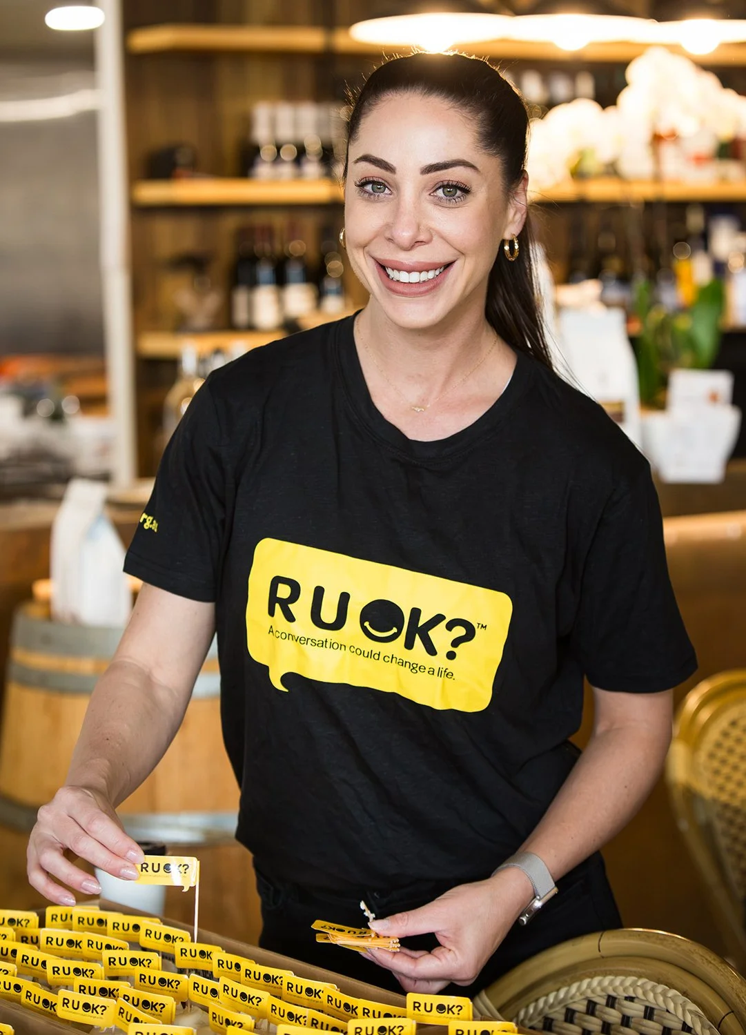 R U OK? Day brand activation event in Brisbane