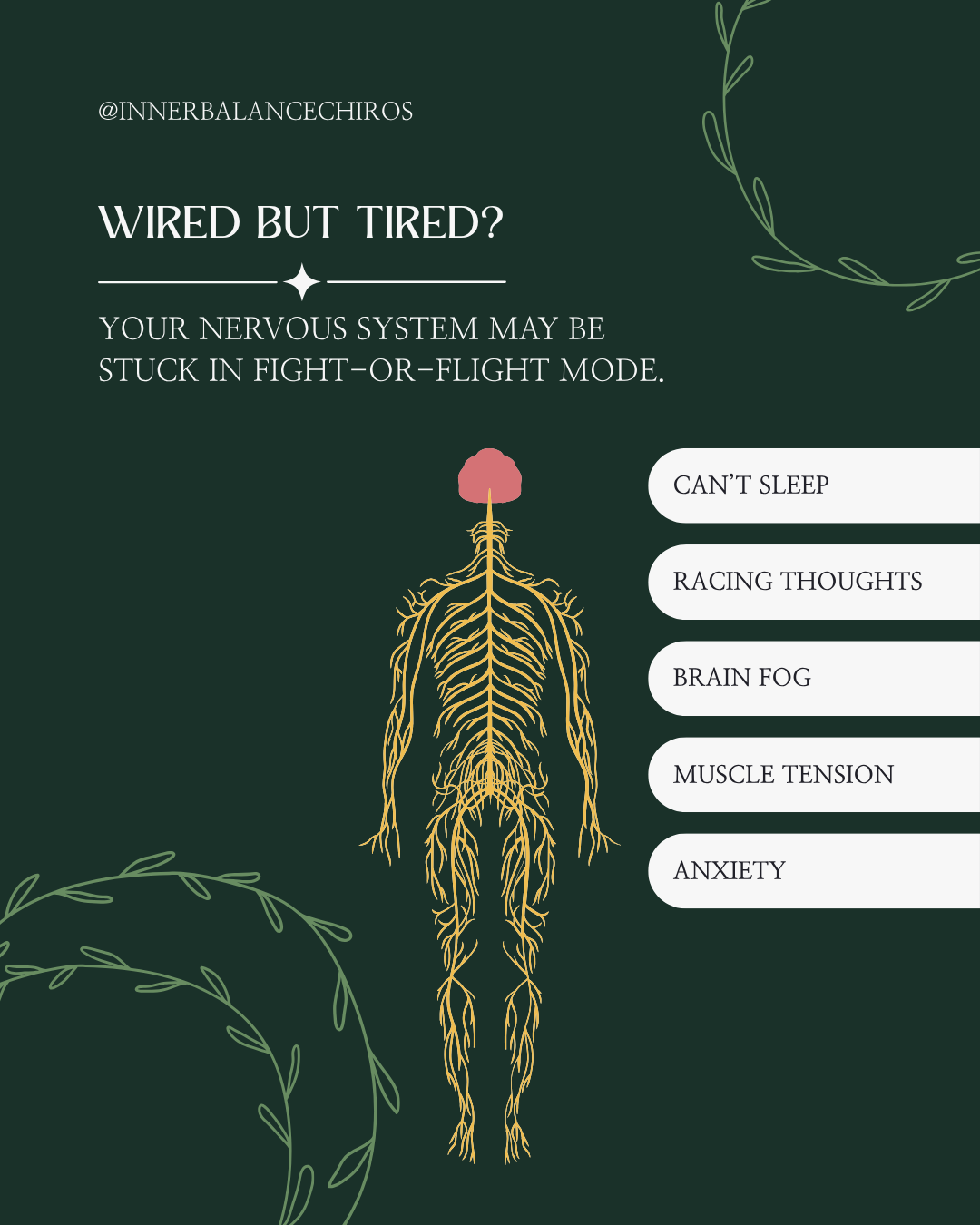 Wired but Tired? A Palm Coast Chiropractor Explains Nervous System Dysregulation