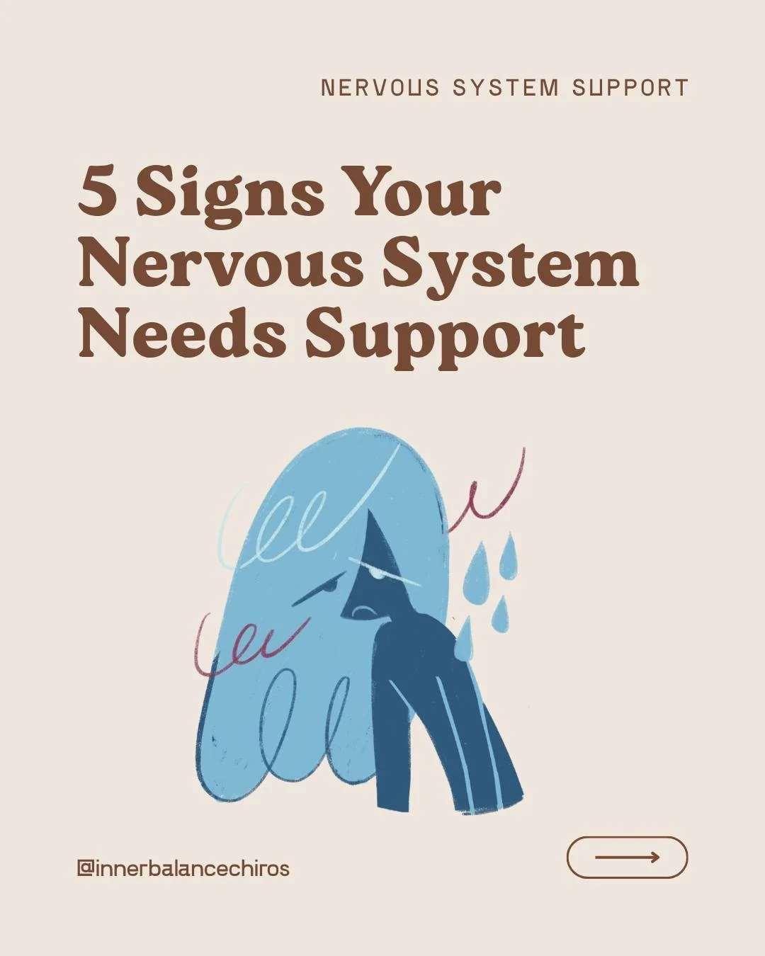 5 Signs Your Nervous System Needs Support

Your nervous system controls everything &mdash; and when it's dysregulated, your whole body feels it. Here are 5 signs it might be asking for support: 👇

1️⃣ Chronic tension headaches or migraines
2️⃣ Poor 