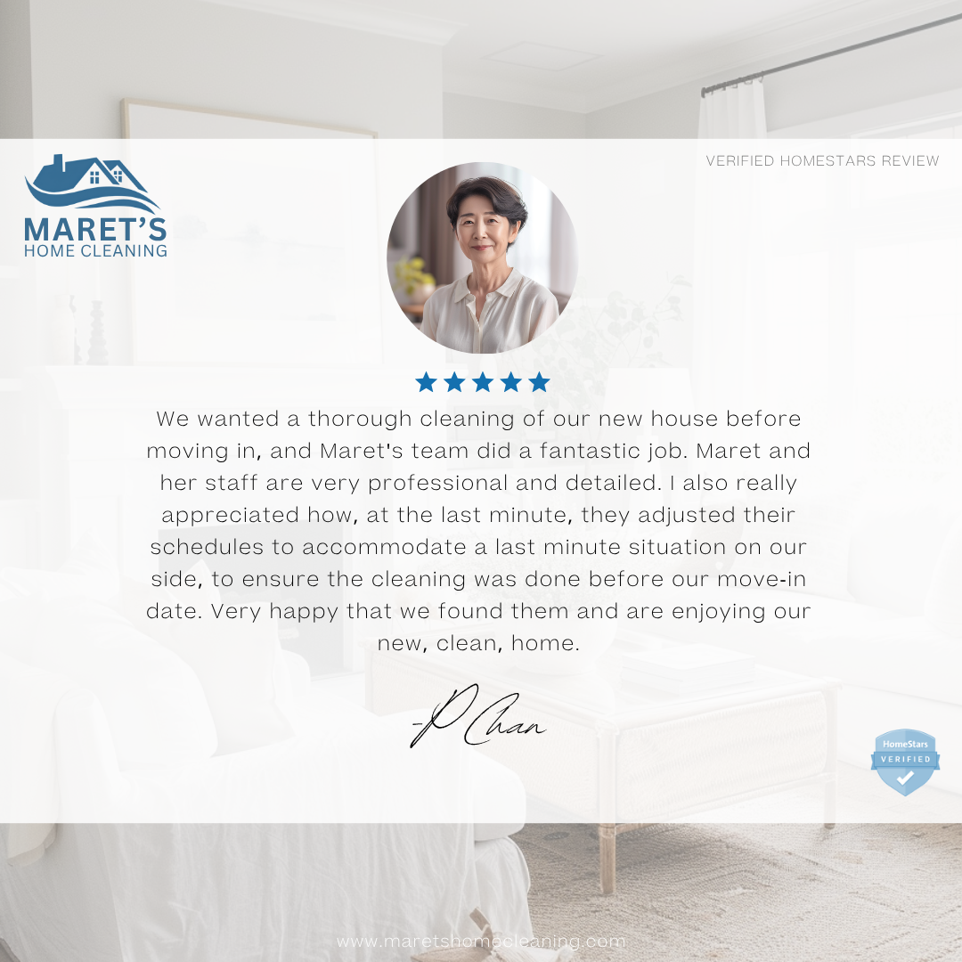 Verified Testimonial Reviews for Toronto Best Cleaning Company & Services by Marets Home Cleaning located in Toronto, ON