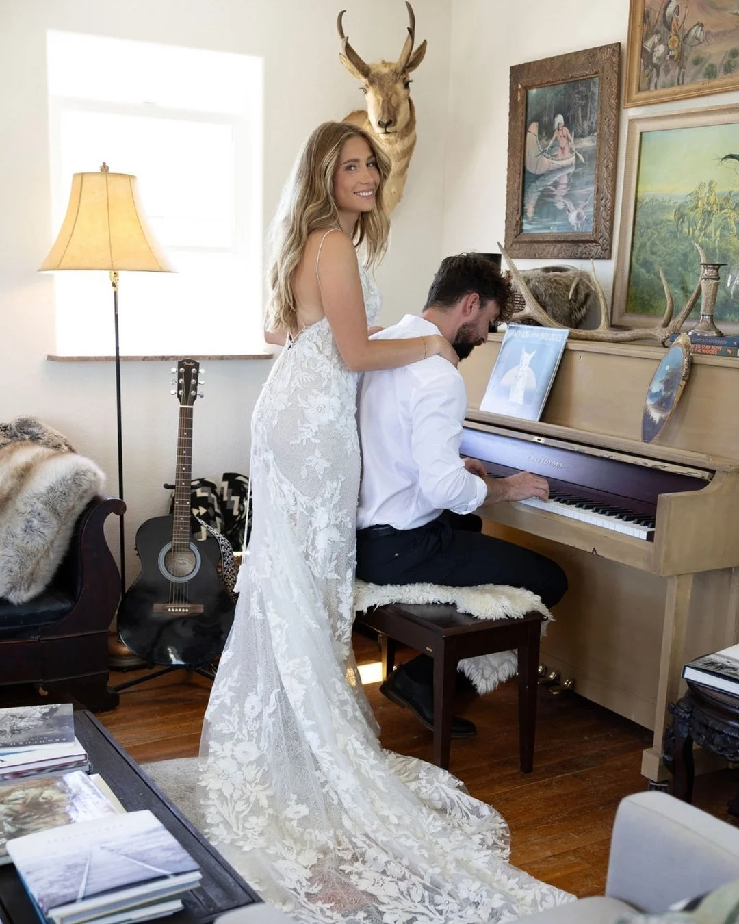 Together. 💕​​​​​​​​
Tucked away in a mountainside bar where the world fades and the music says everything we don&rsquo;t have to. 🎶​​​​​​​​
​​​​​​​​
Photographer- @kylie.jones.photo​​​​​​​​
Venue- @peaceofparadisemt​​​​​​​​
Bridal dress- @plumebrid