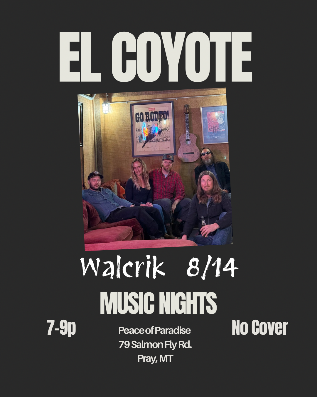 Walcrik/ Music Nights 8/14