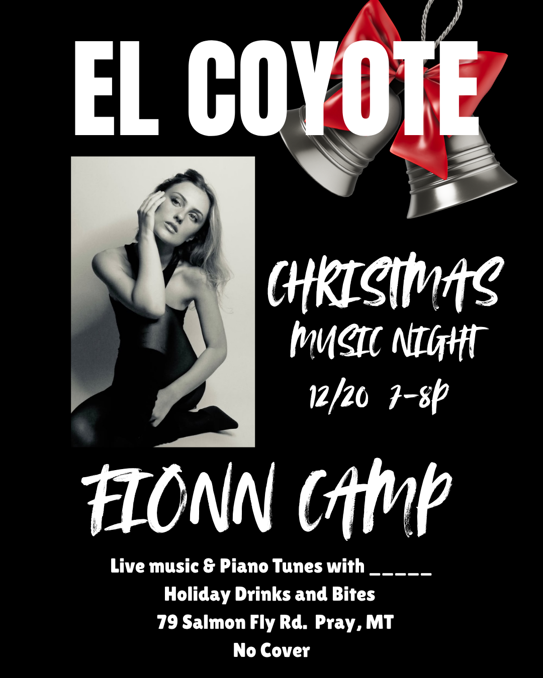 Christmas Music Night with Fionn Camp 12/20