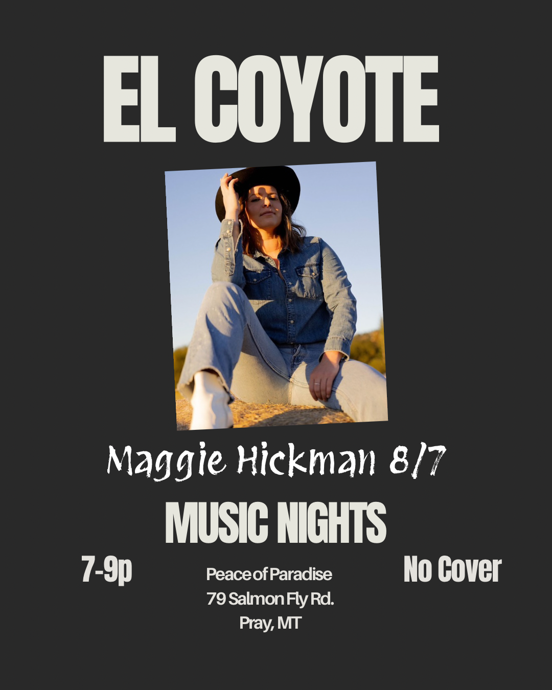 Maggie Hickman/ Music Nights 8/7