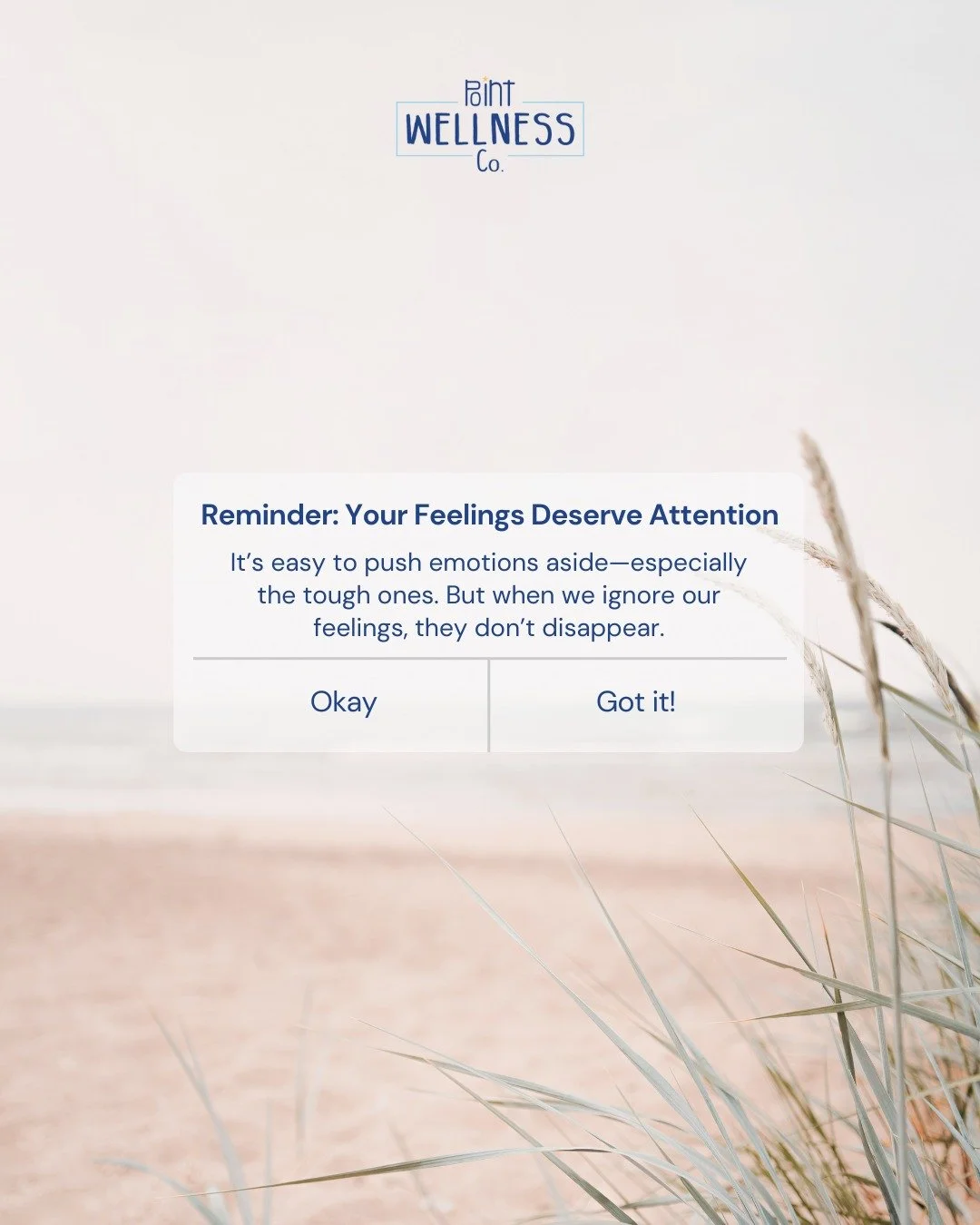 Reminder: Your Feelings Deserve Attention
It’s easy to push emotions aside, especially the tough ones. But when we ignore our feelings, they don’t disappear. Instead, they build up until they spill out in ways we may not want, like tears