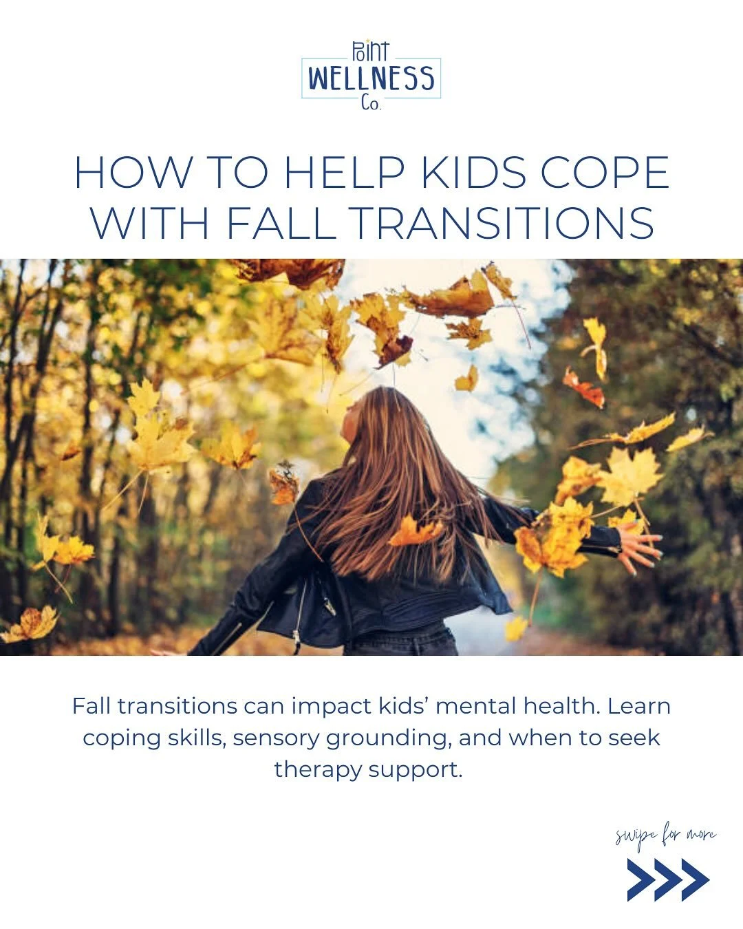 As the season changes, many kids and teens start to feel the effects of shorter days, heavier routines, and fall fatigue...and that’s okay!
Check out our latest blog to find ways to help your kids cope with these fall transitions! Link in bio.