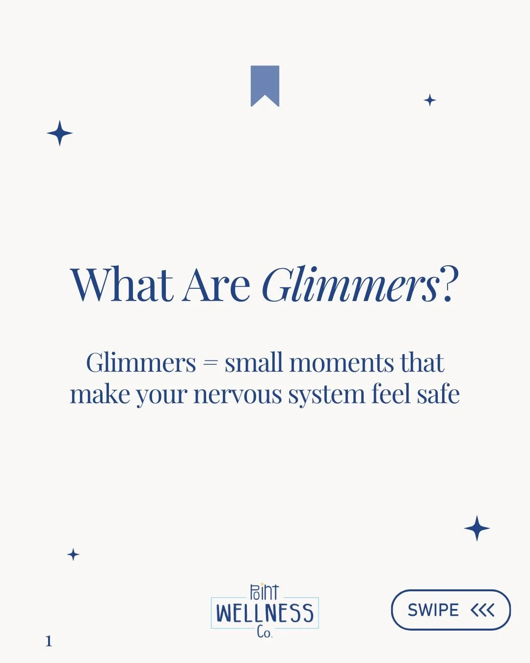 Start by noticing just one glimmer today. Take a picture, write it down, or just really take a minute to notice it. Your nervous system will thank you ✨

We&rsquo;d love to hear your glimmer of the day in the comments.