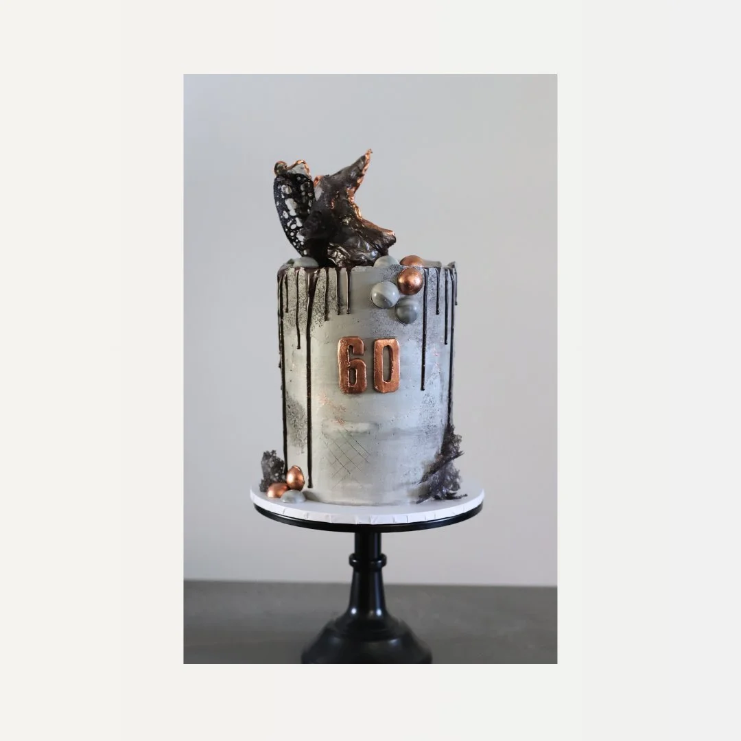 concrete drip cake, high texture &amp; copper details.

vanilla butter cake | malt &amp; vanilla white chocolate ganache

Got a birthday or special event coming up? Head to flourand.com.au for details.
-
-
-
-
-
-
-
#cakeinspo #perthwedding #cakephot