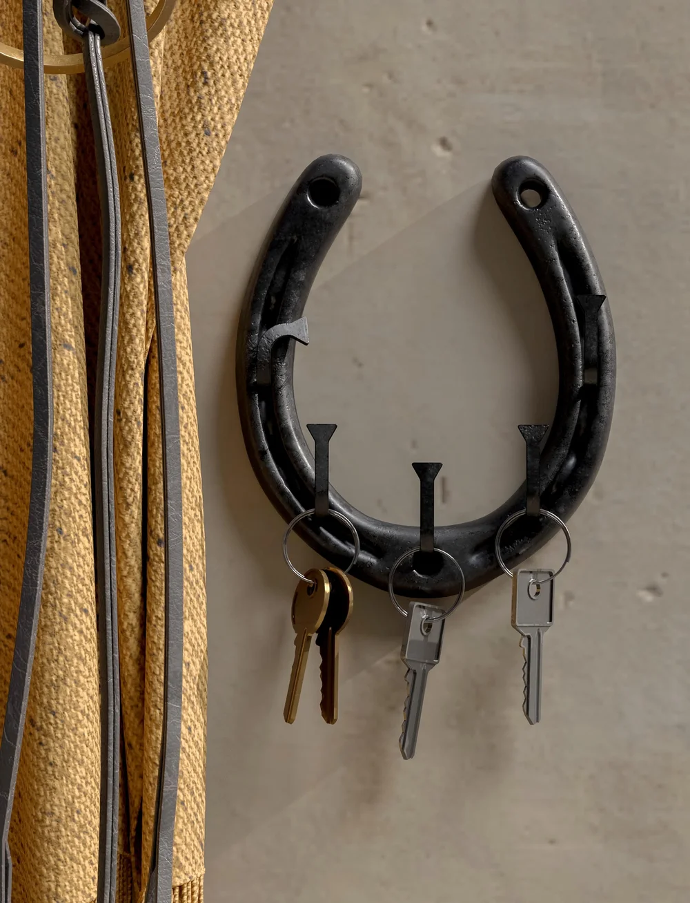 Shoe Key Rack nutmeg