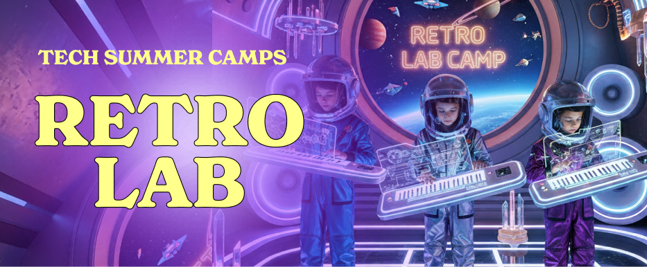 Where arcade games, mixtapes, vintage fashion, and retro tech come back to life through coding, design, and hands-on innovation.