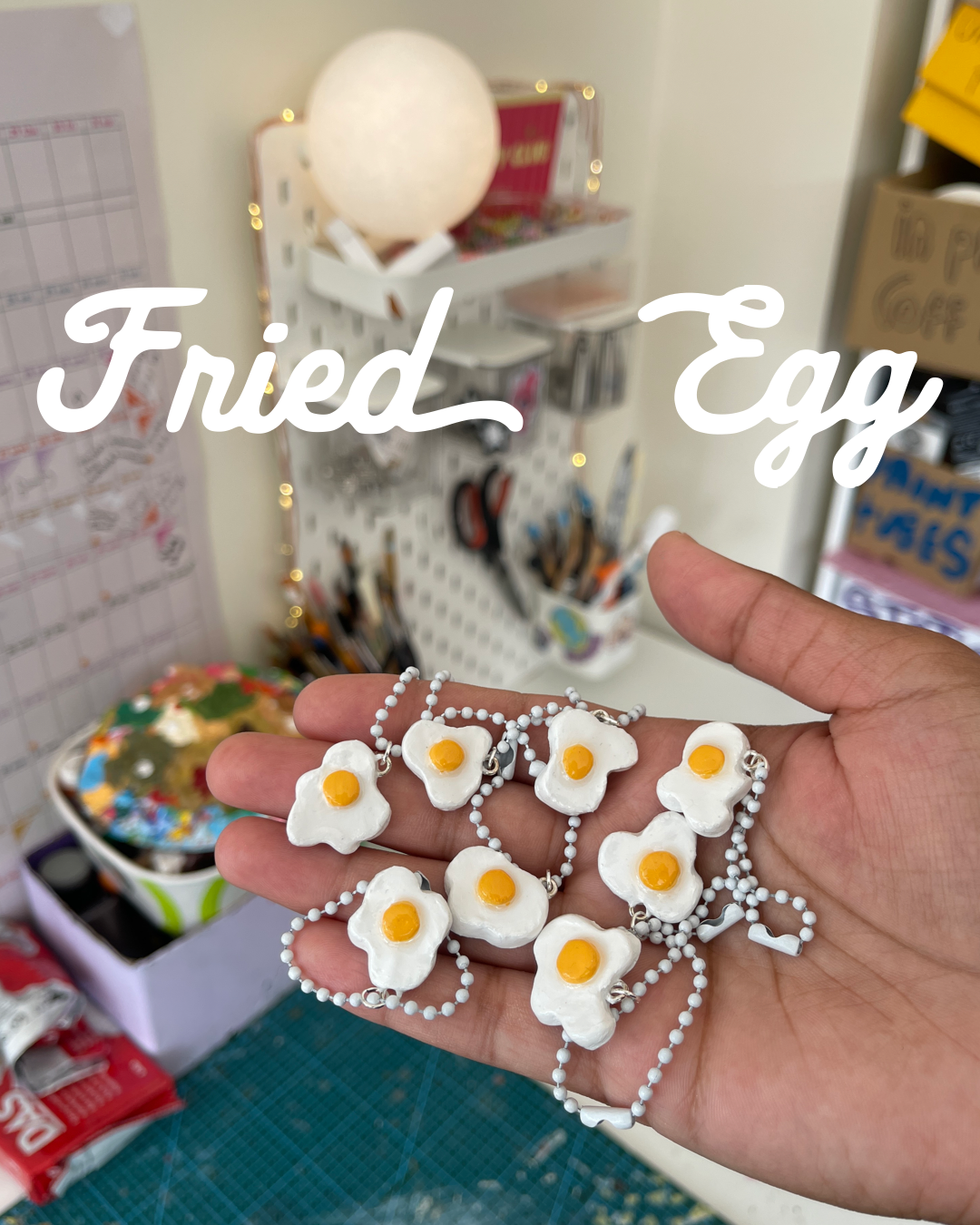 Fried Egg Charm