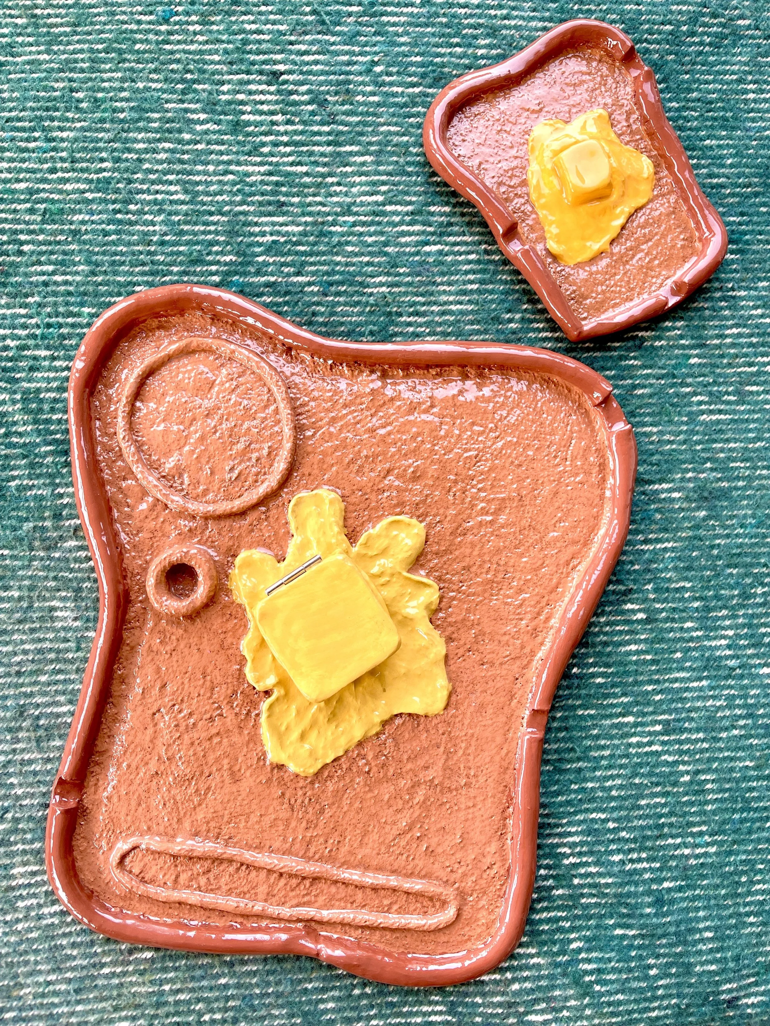 Buttered Toast Magnetic Rolling Tray
