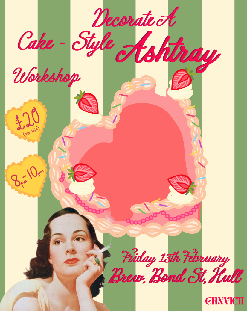 Decorate a Cake-Style Ashtray [workshop]