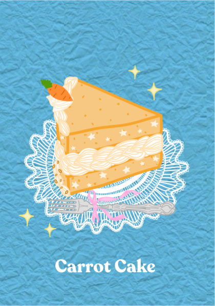 Carrot Cake Print