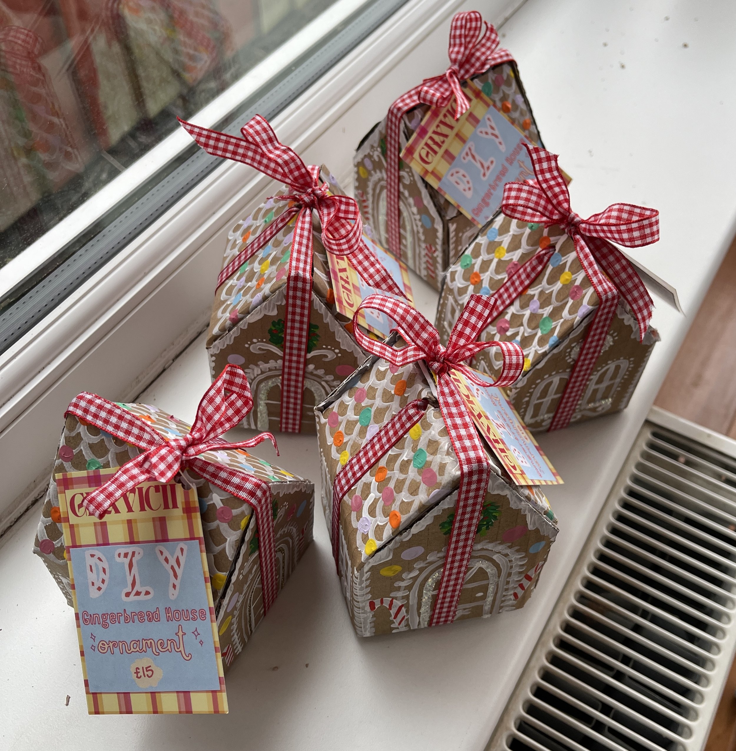 DIY Gingerbread House Ornament Kit