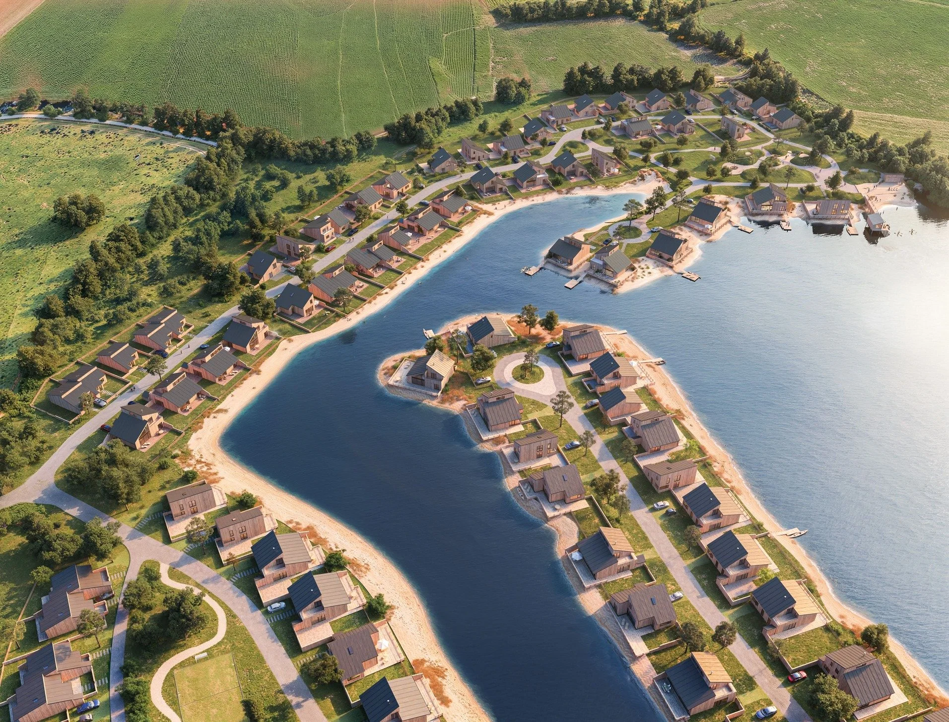 Marissa Lake Village - Aerial