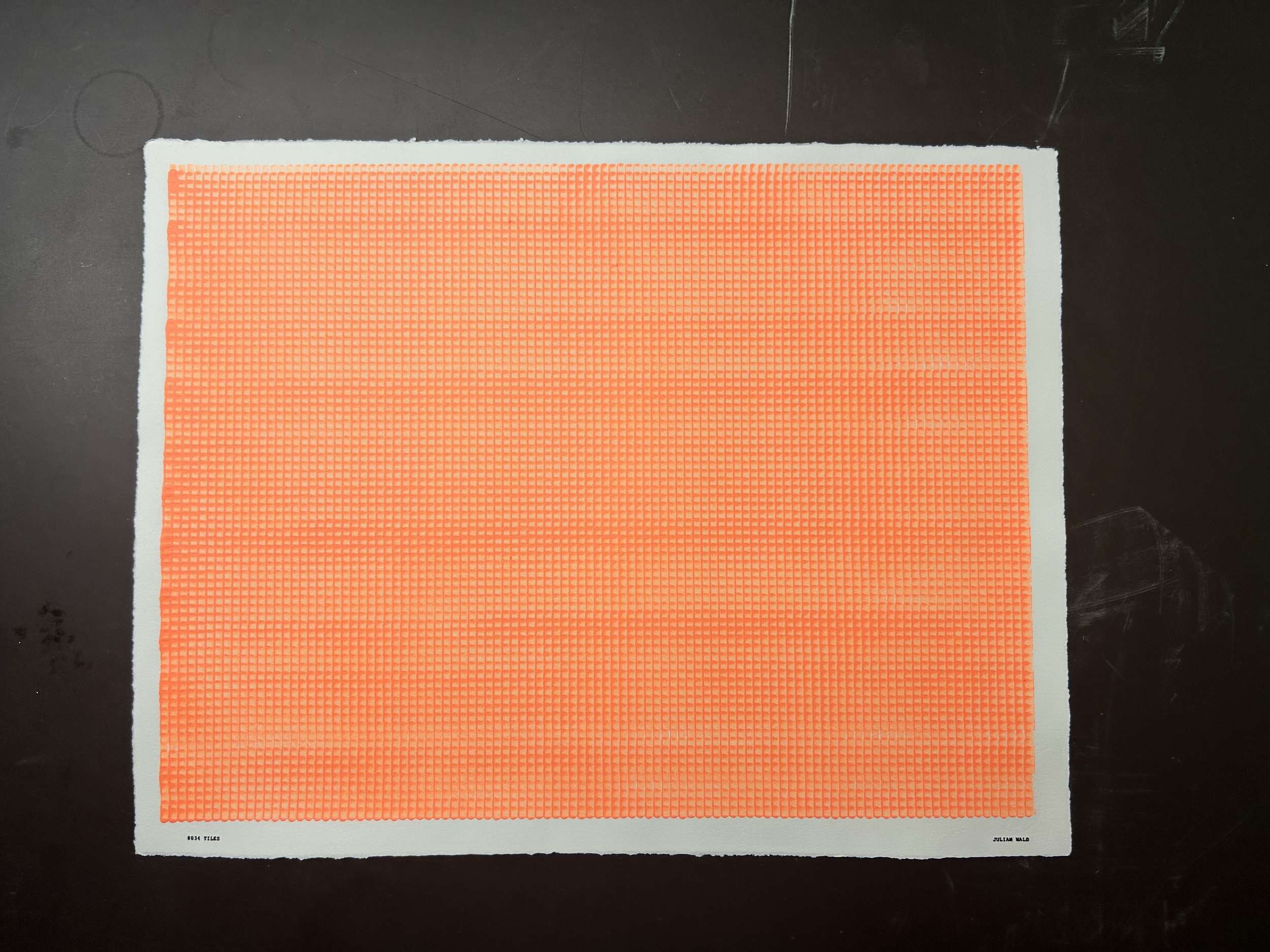 I knew that scale matters, so I tried 51 x 66 cm – and it turned out beautifully