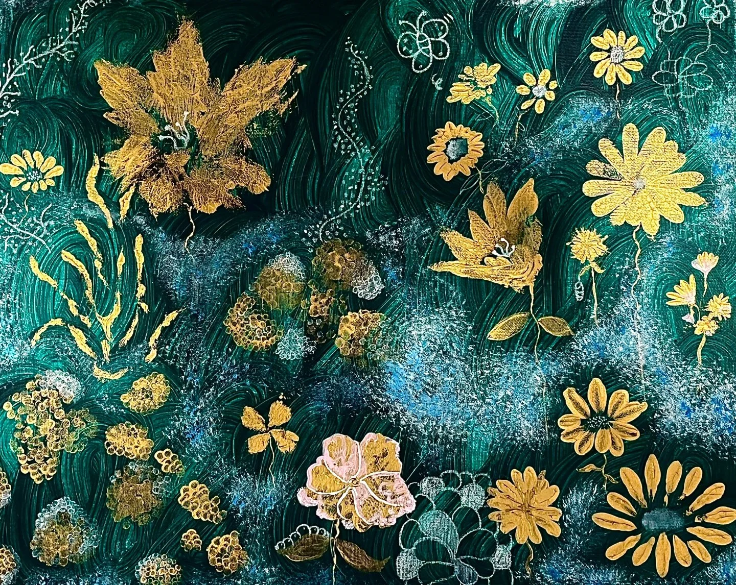 Garden #2, 20x25", 2022