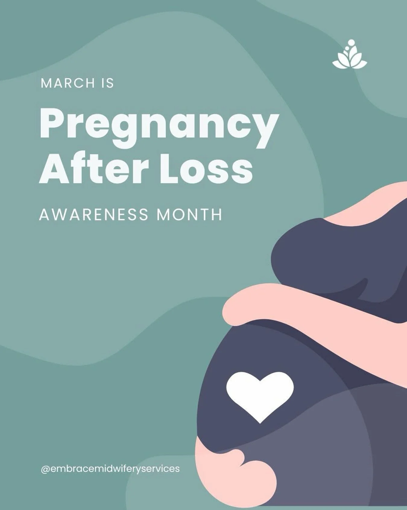 𝐌𝐚𝐫𝐜𝐡 𝐢𝐬 𝐏𝐫𝐞𝐠𝐧𝐚𝐧𝐜𝐲 𝐀𝐟𝐭𝐞𝐫 𝐋𝐨𝐬𝐬 𝐀𝐰𝐚𝐫𝐞𝐧𝐞𝐬𝐬 𝐌𝐨𝐧𝐭𝐡 🤍

Pregnancy after loss can be an incredibly complex journey. For many families, it brings a mix of emotions ~ hope, joy, anxiety, and grief for the baby who came b