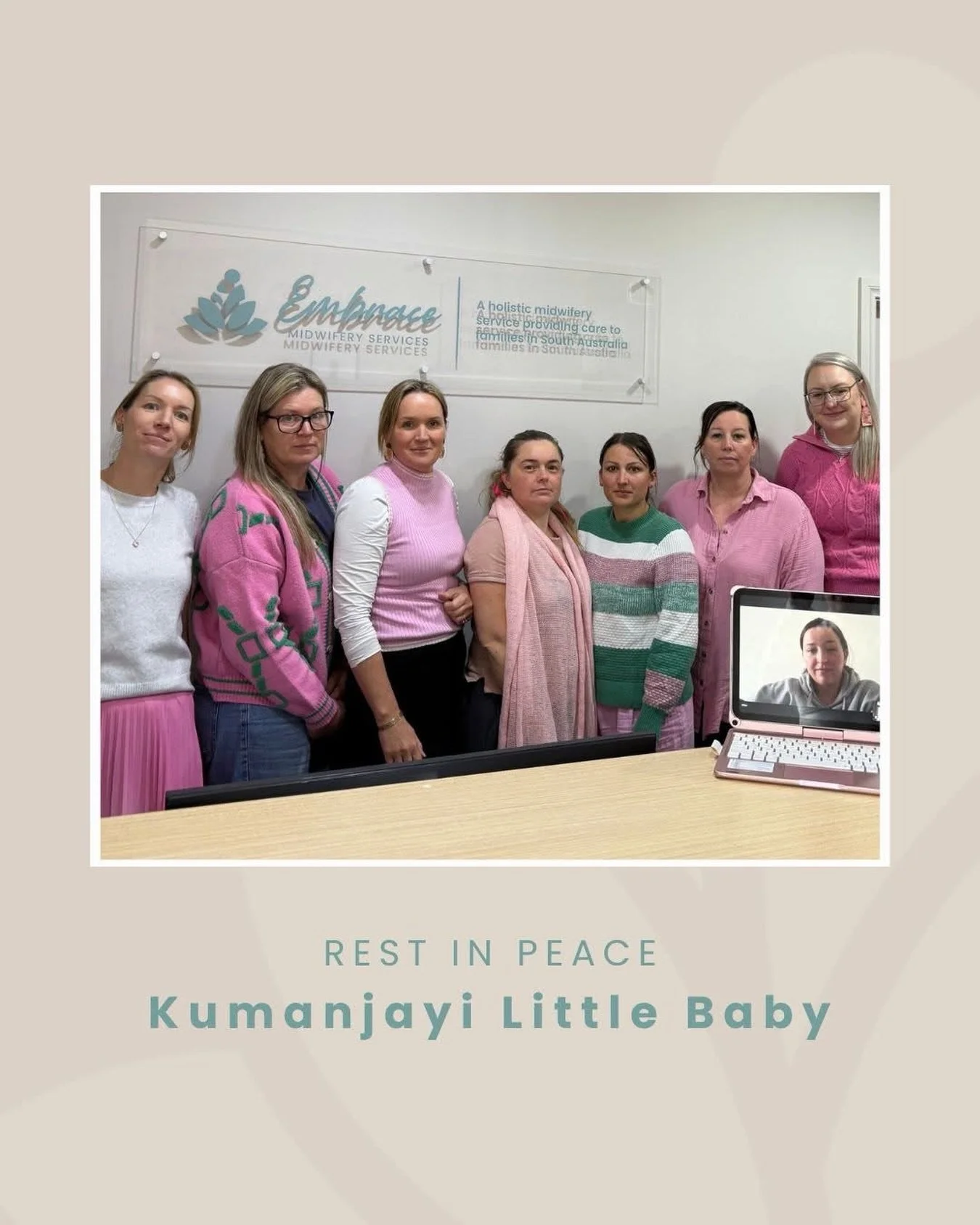 Today, our team wore pink in loving memory of Kumanjayi Little Baby 💗

We stand together in vigil, honouring a precious life gone too soon and holding space for the family, loved ones, and community grieving this heartbreaking loss.

May Kumanjayi L