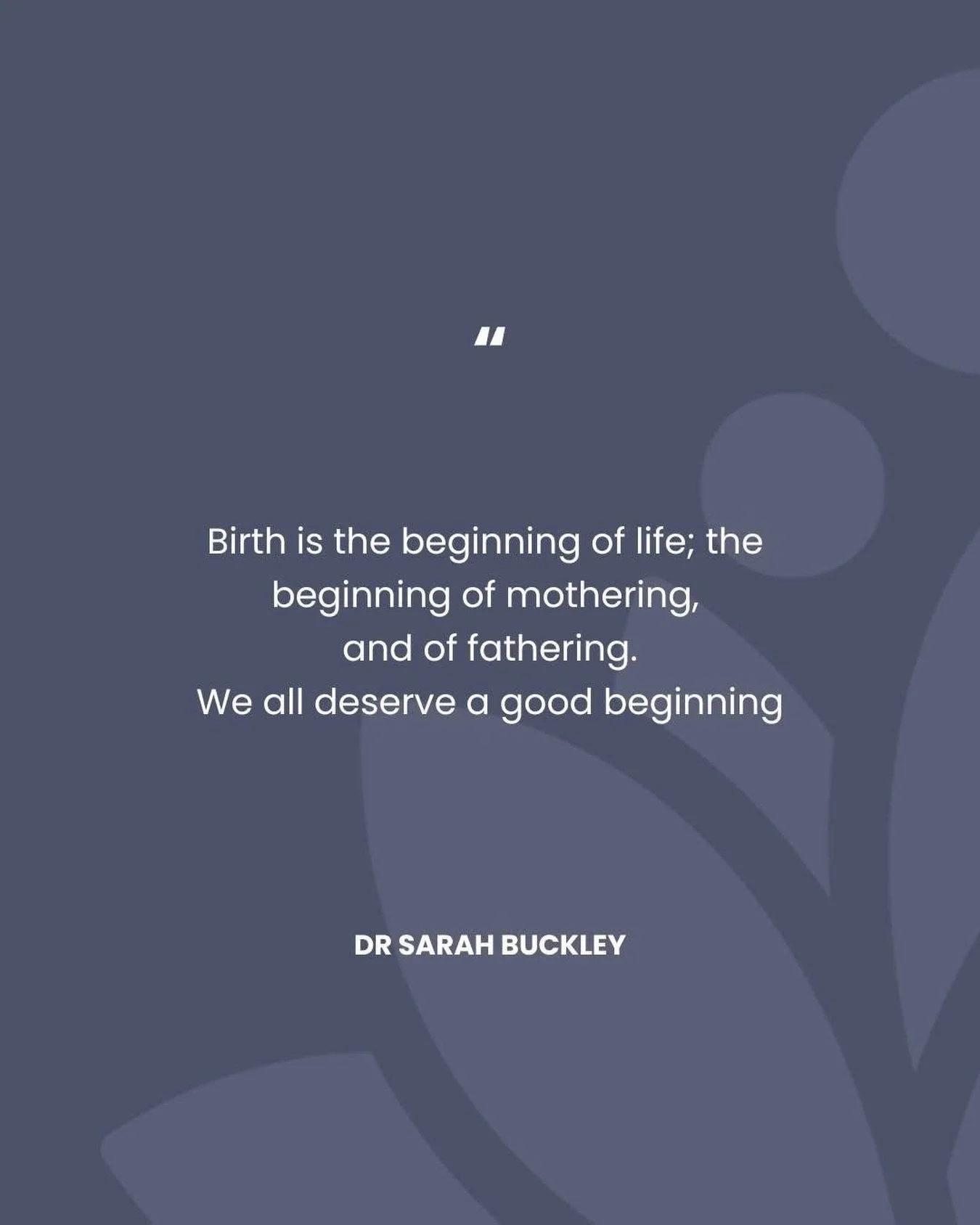 Birth is more than a moment. It marks the start of a new journey for every family, filled with transformation, connection, and love ✨

Every parent and baby deserves to enter this chapter feeling supported, respected, and empowered. Because when we n