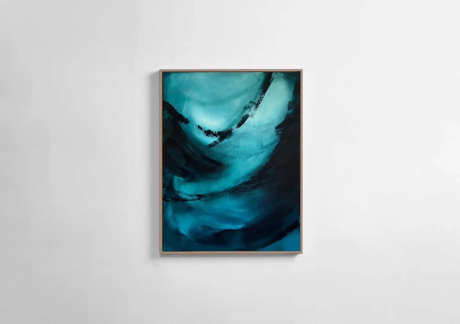 from the other side oak framed painting