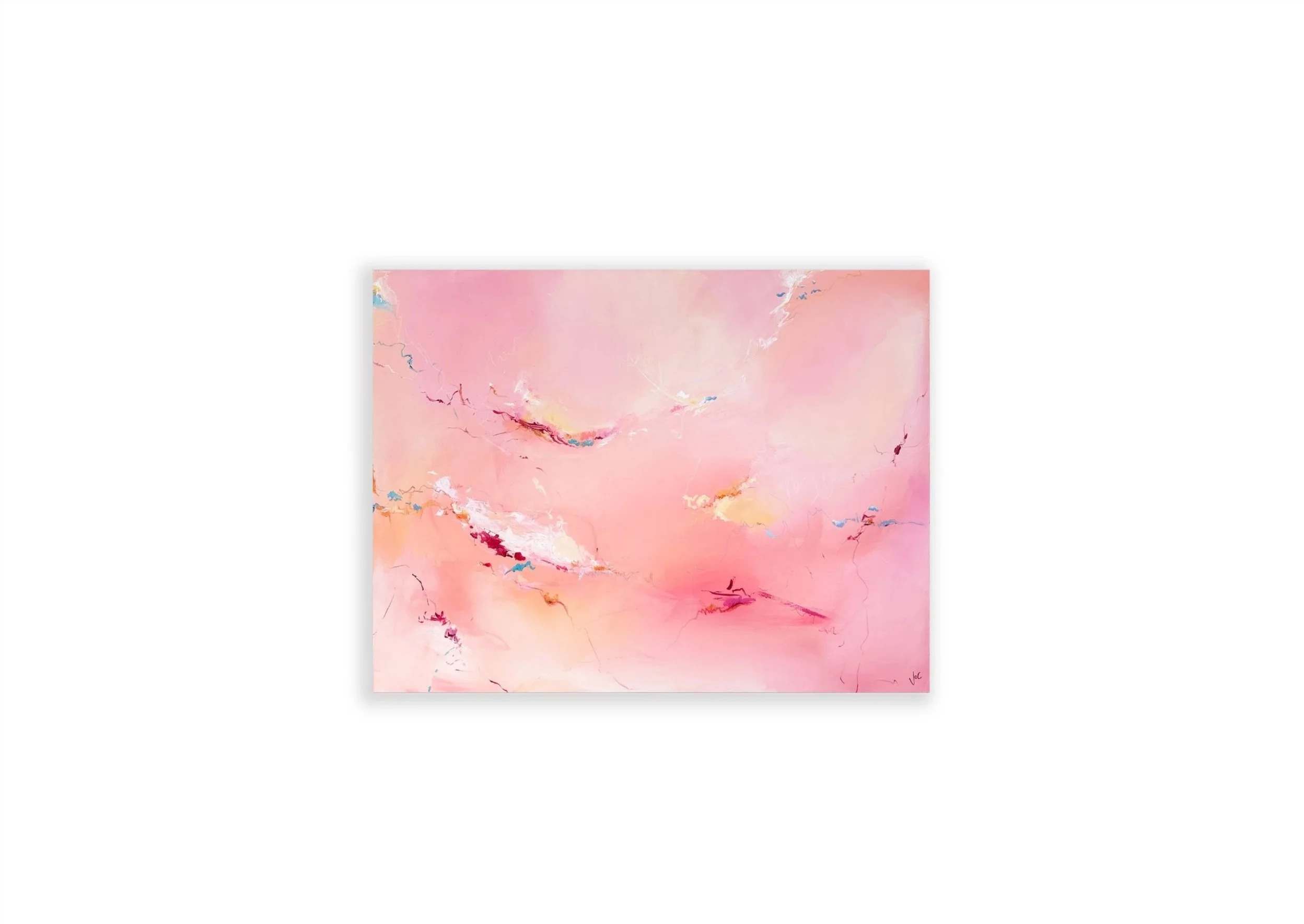 mellow pink rosa fresco emoción emotional art