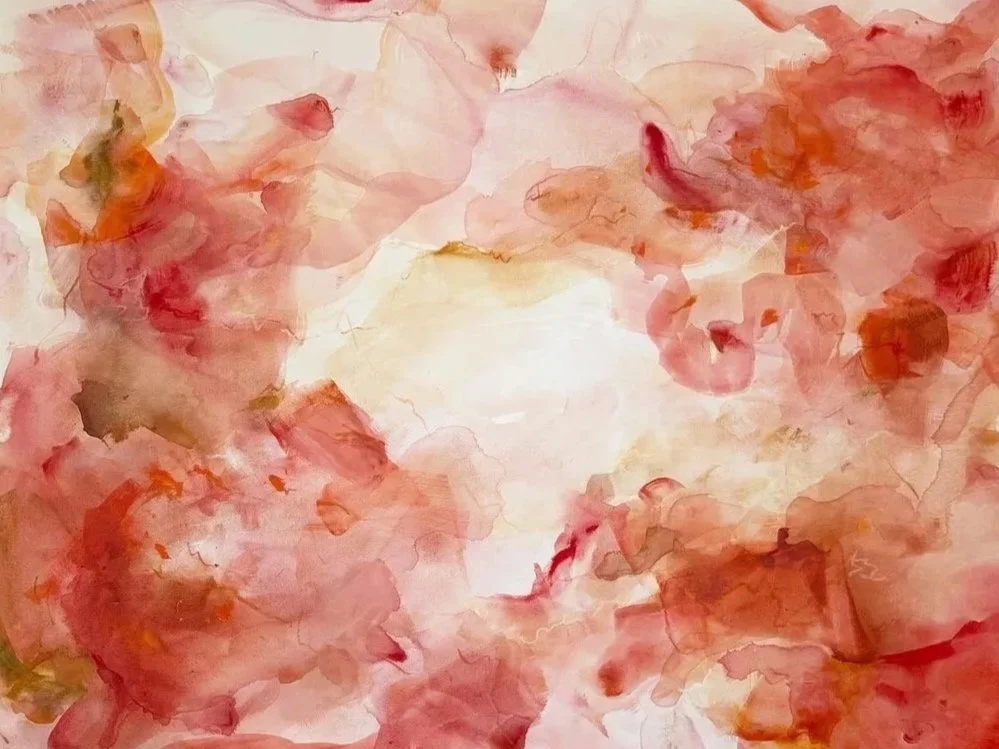 love language warm emotional bond abstract painting